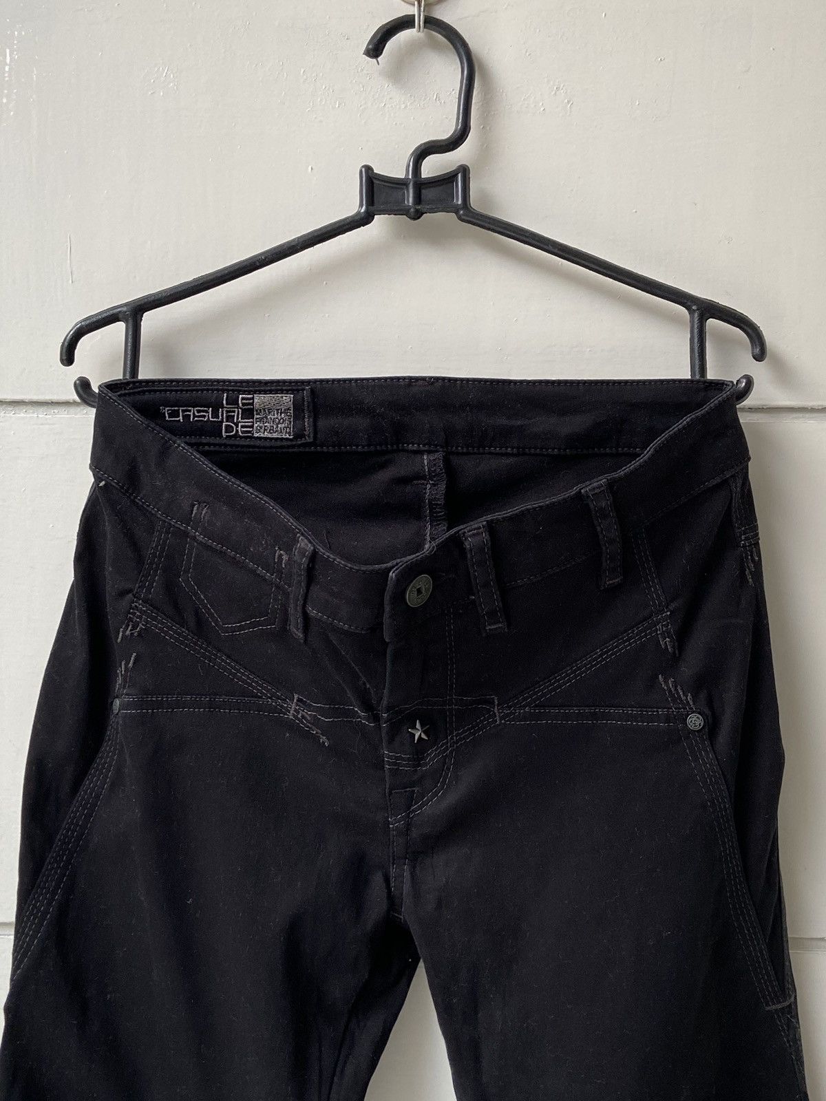 Marithe + Francois Girbaud MARITHE FRANCOIS GIRBAUD Black Pants Size US 27 - 2 Thumbnail