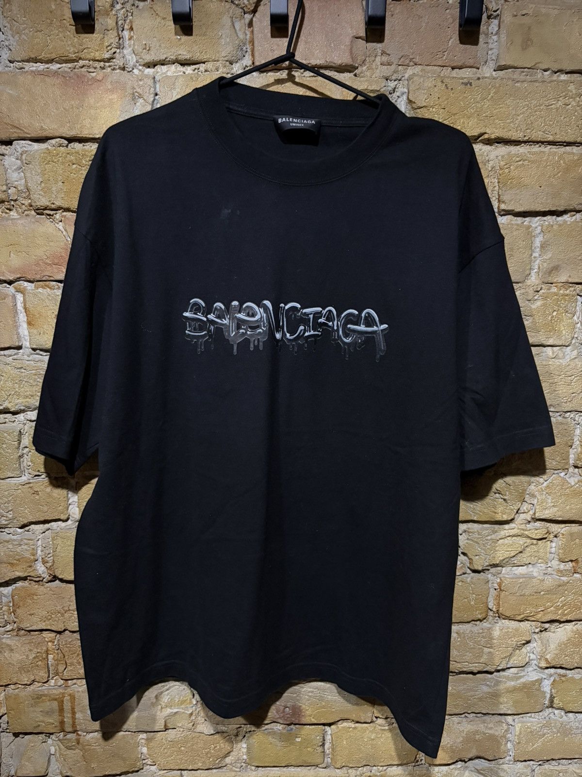 Balenciaga balenciaga slime logo tshirt Size US L / EU 52-54 / 3 - 1 Thumbnail