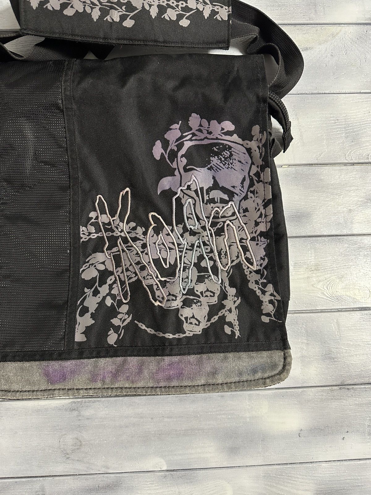 Band Tees Rare Vintage Rock Bag Korn Y2K Style Skull Size ONE SIZE - 2 Thumbnail
