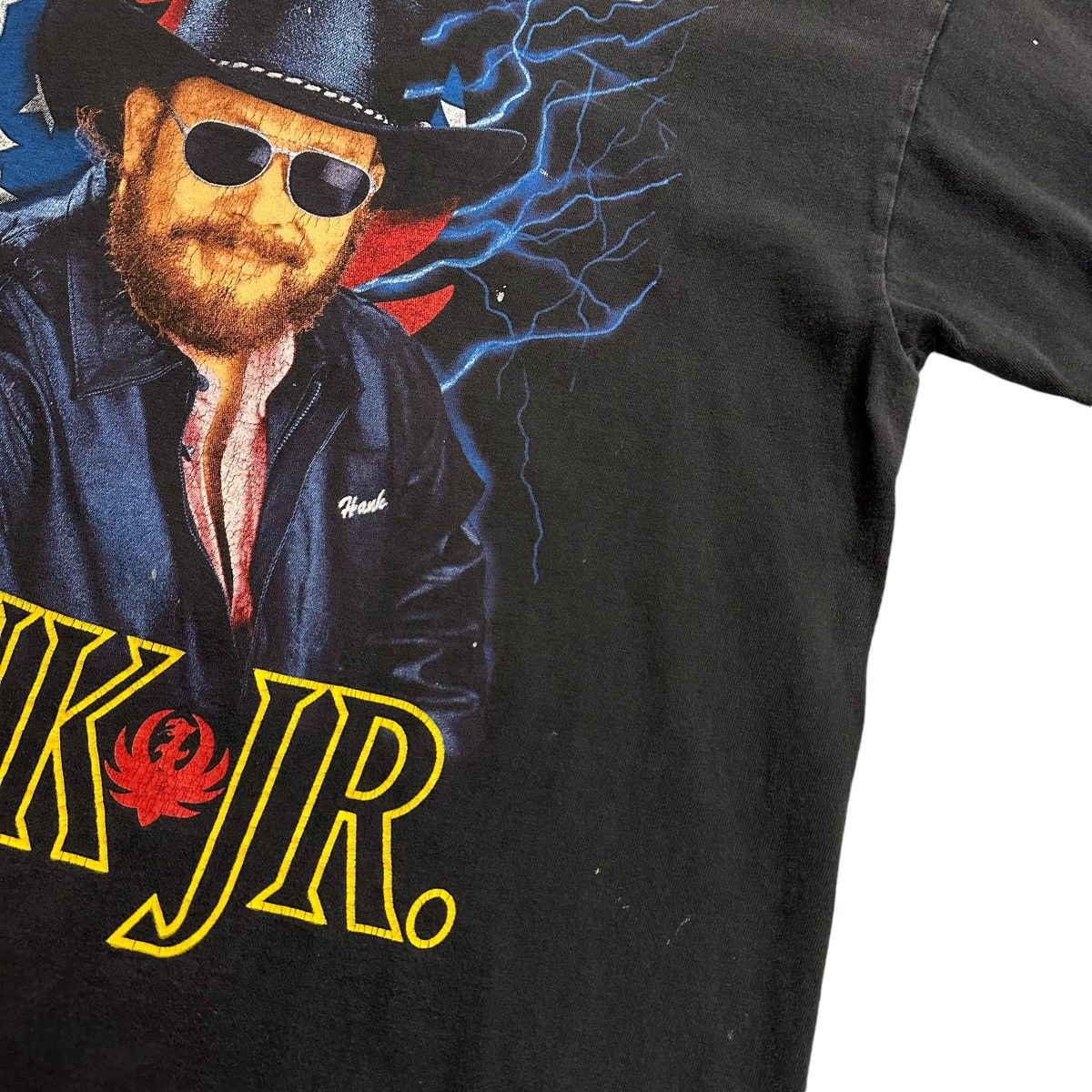 Band Tees × Tultex × Vintage Vintage 1999 Hank Williams Jr Tour Shirt size XL. Size US XL / EU 56 / 4 - 7 Thumbnail