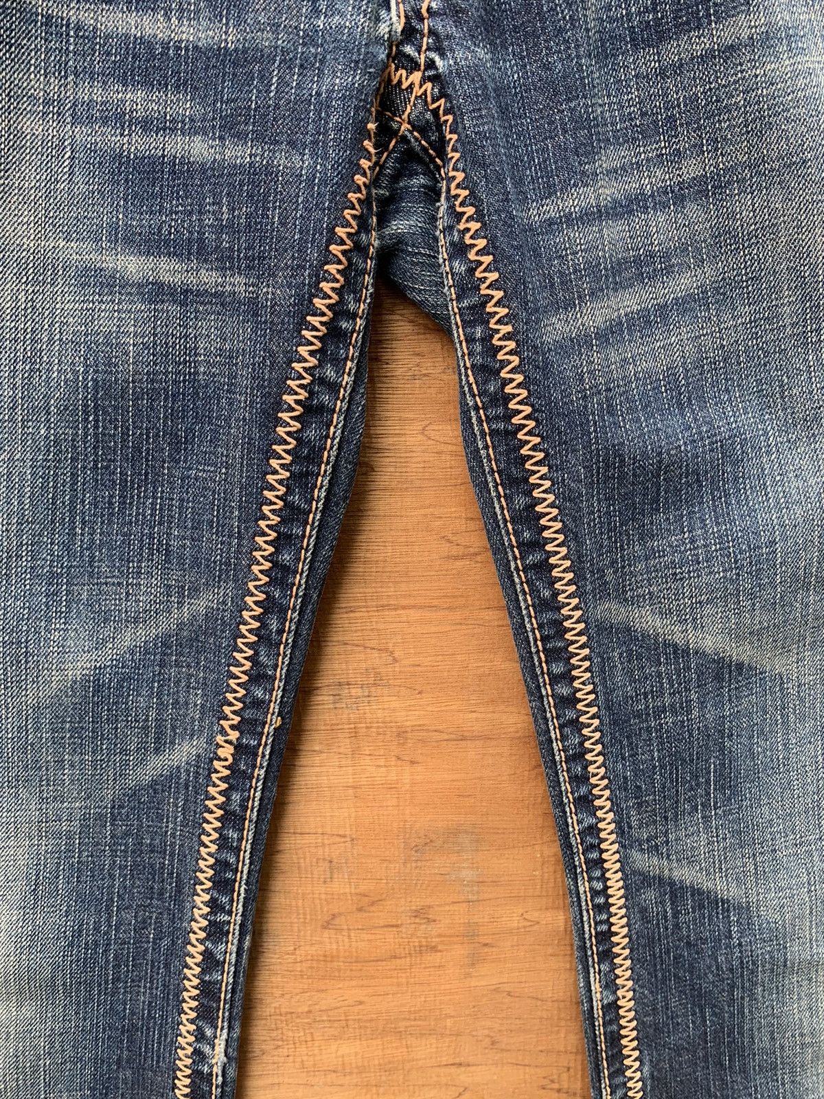 Vintage Keiji Itakura Japanese Designer Denim Pants Size US 30 / EU 46 - 12 Thumbnail