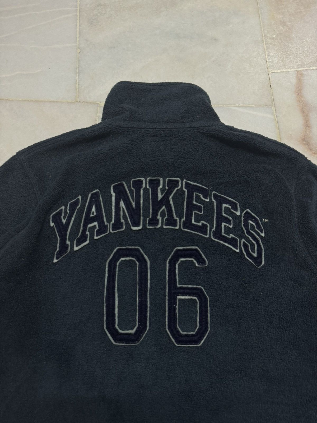 New York Yankees 💥90s STYLE💥VINTAGE 2007s MLB X UNIQLO HALFZIPPER SWEATER Size US L / EU 52-54 / 3 - 18 Thumbnail