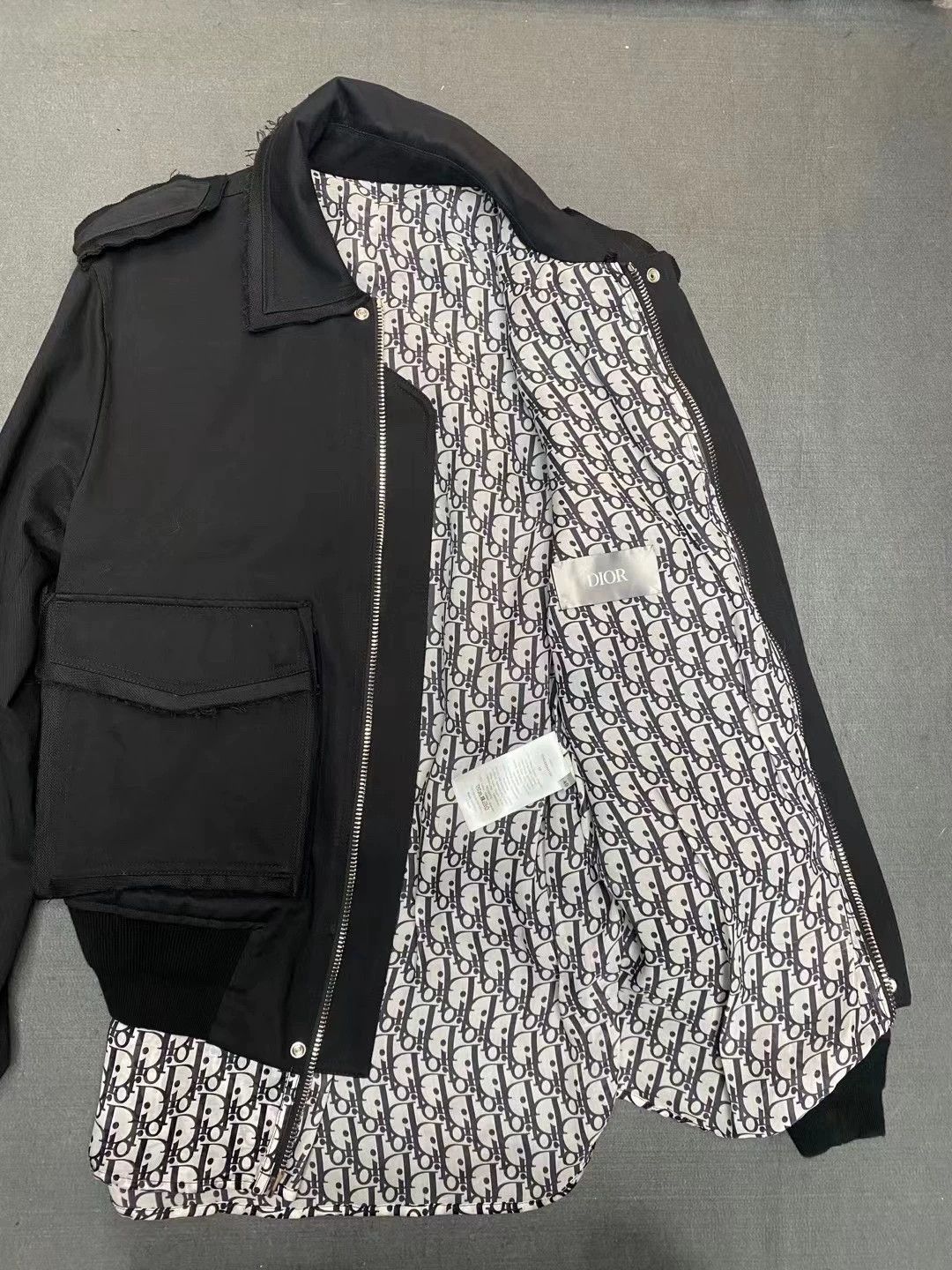 Dior Dior Homme Raw-Trimmed Zip Jacket Rare Size US M / EU 48-50 / 2 - 3 Thumbnail