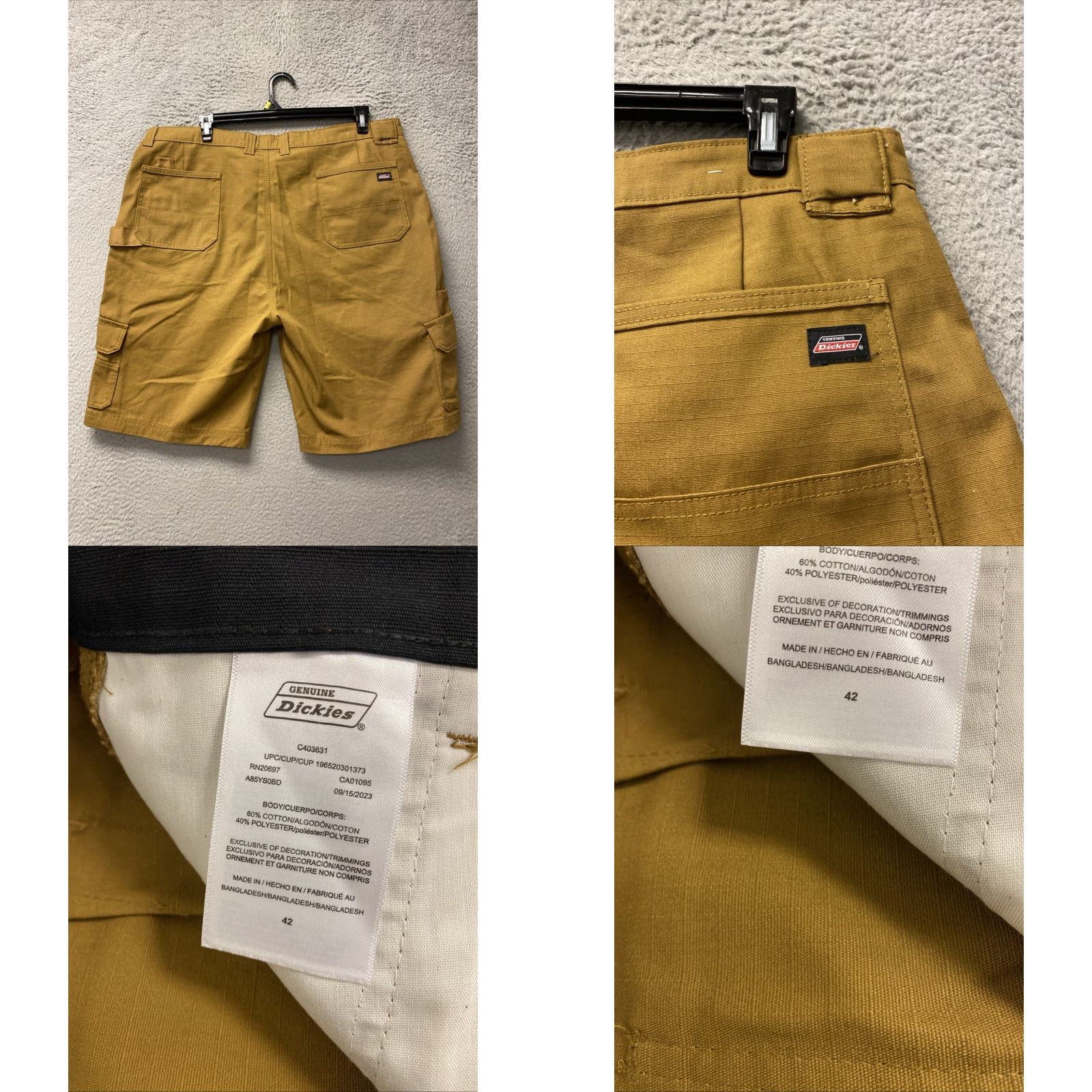 Dickies Dickies Men's Utility Shorts Everyday Five-Pocket Bronze 13" Inseam Shorts/137-6 Size US 42 / EU 58 - 8 Thumbnail