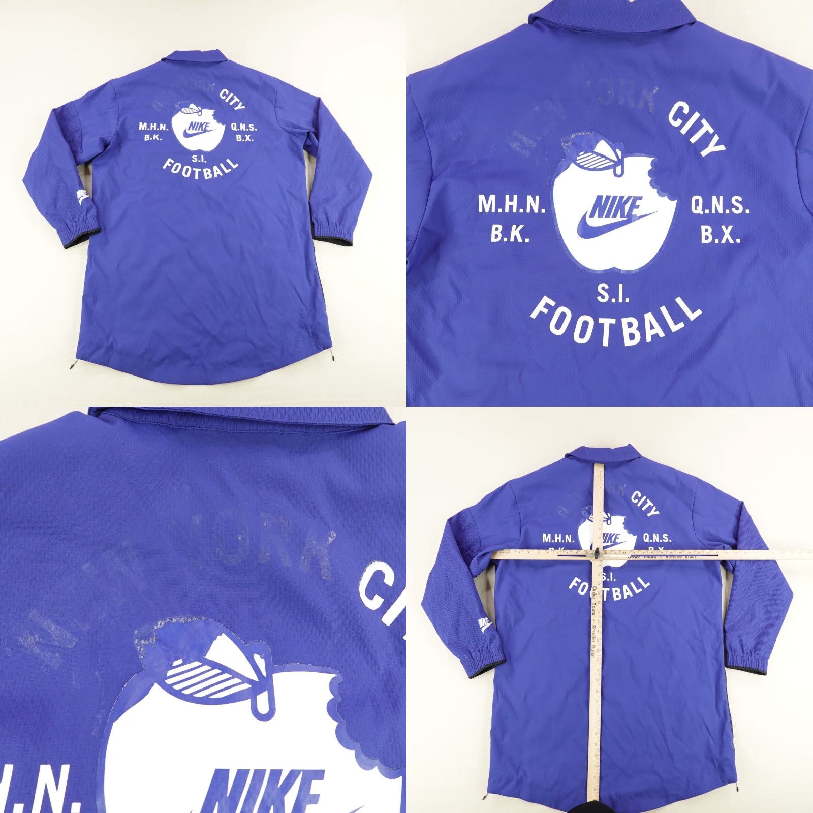 Nike Nike Jacket Mens L Blue New York City Football Windbreaker Coat Size US L / EU 52-54 / 3 - 8 Thumbnail