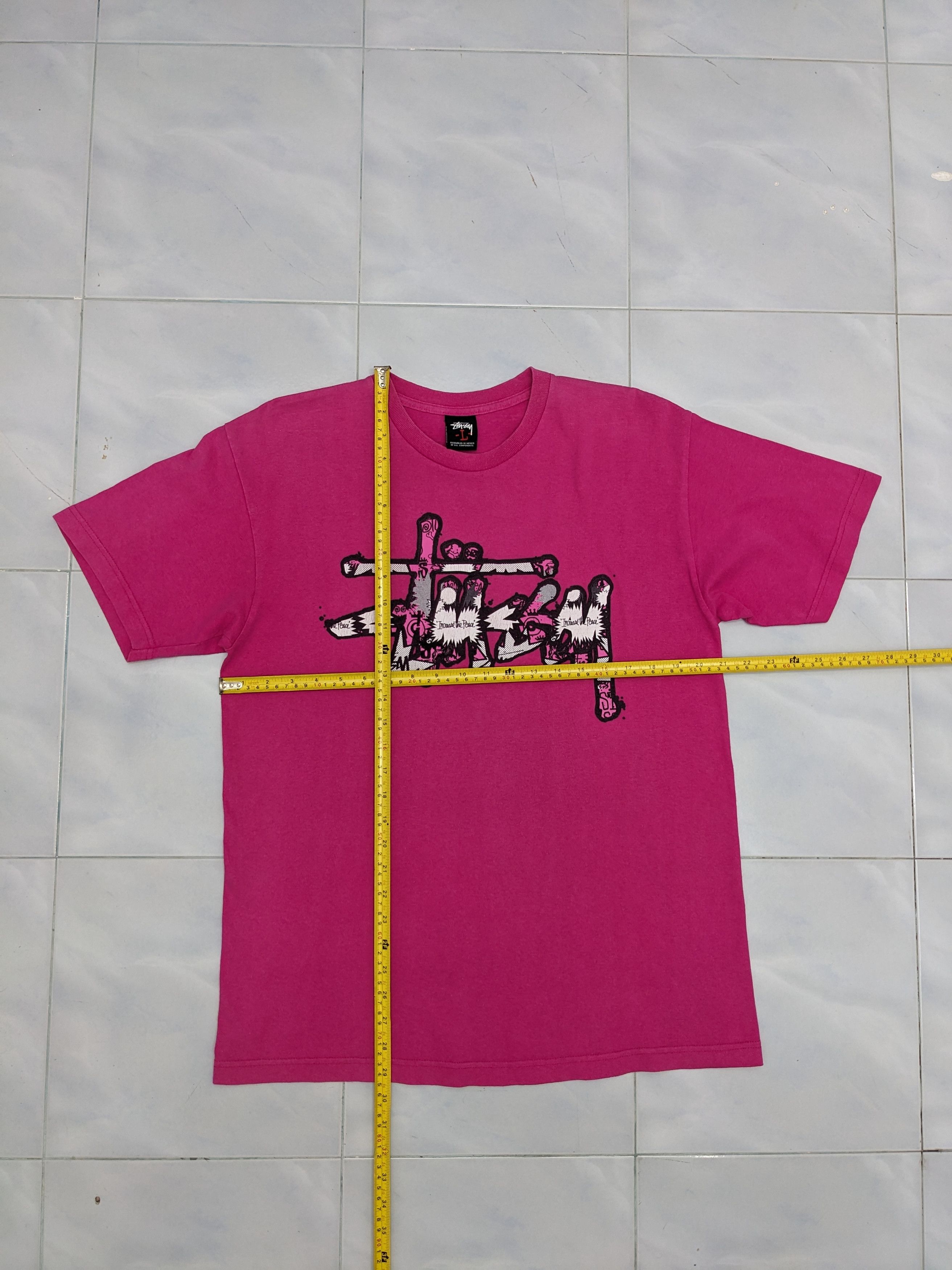 Stussy VINTAGE STUSSY SPELLOUT STREETWEAR TSHIRT Size US L / EU 52-54 / 3 - 5 Thumbnail
