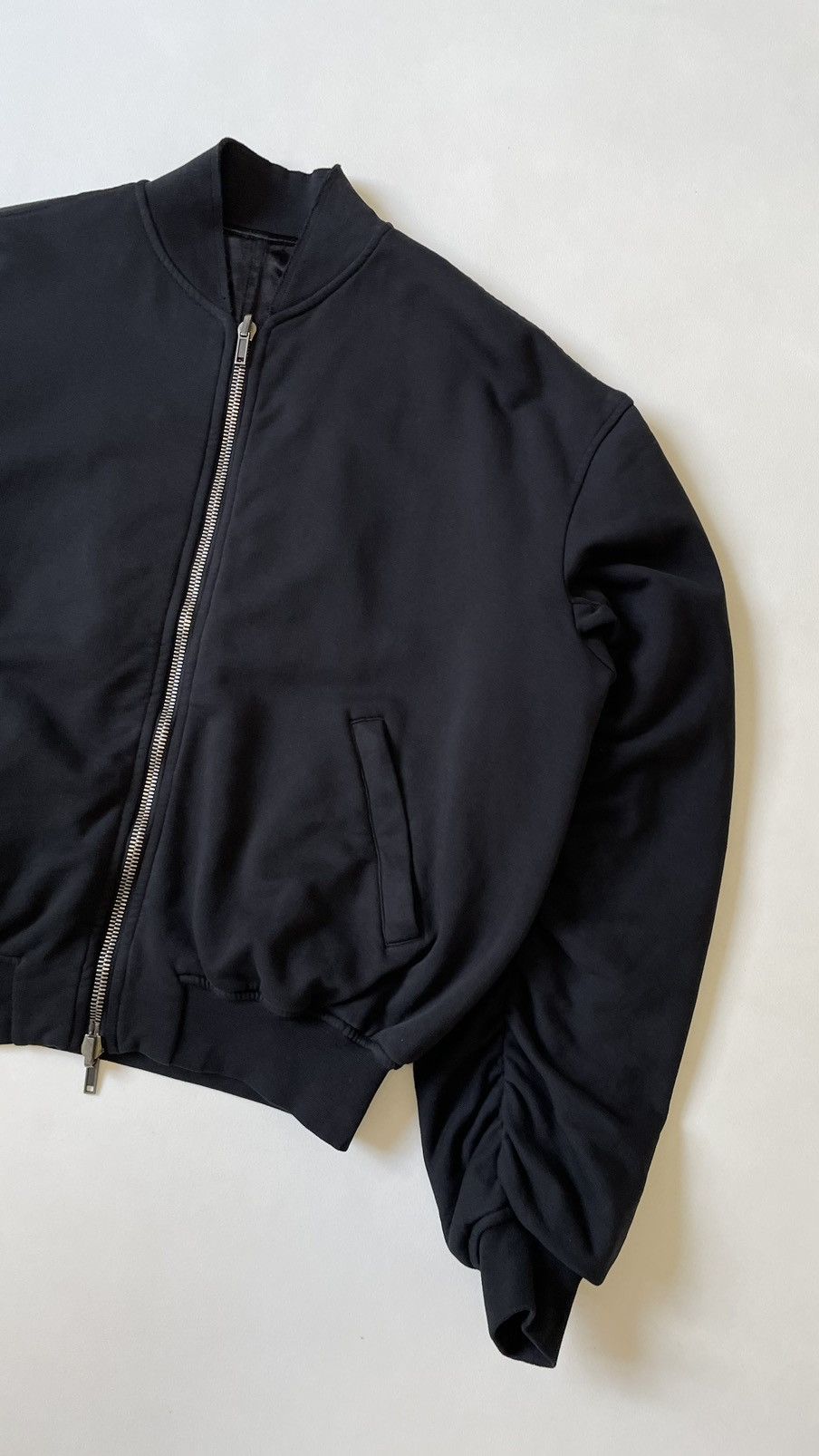 Haider Ackermann A/W 14 Perth Black Cotton Bomber Jacket Size US M / EU 48-50 / 2 - 5 Thumbnail