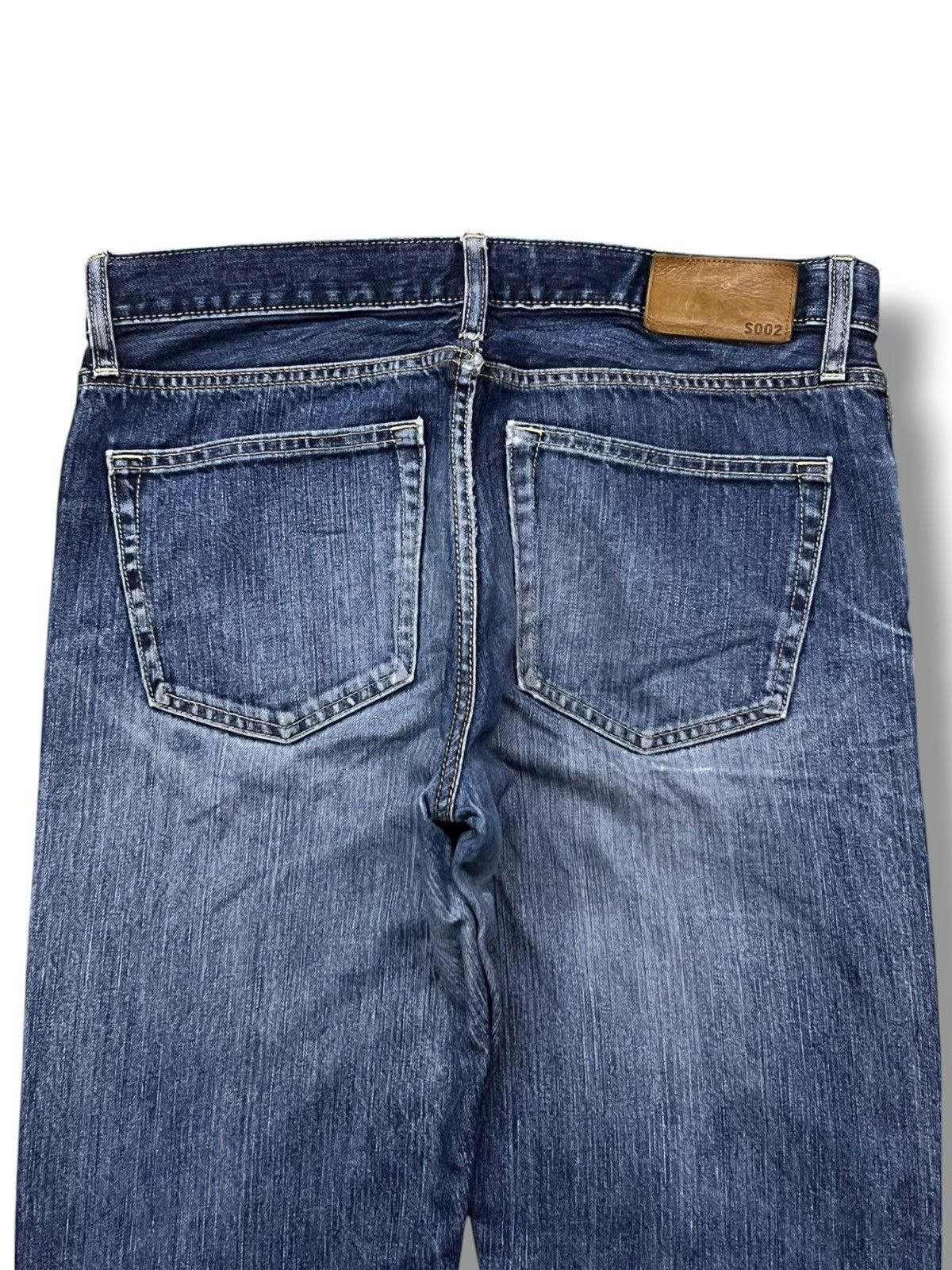 Uniqlo Vintage Uniqlo UJ S002 Japan - Faded Wash, Distressed Denim Size US 34 / EU 50 - 5 Thumbnail