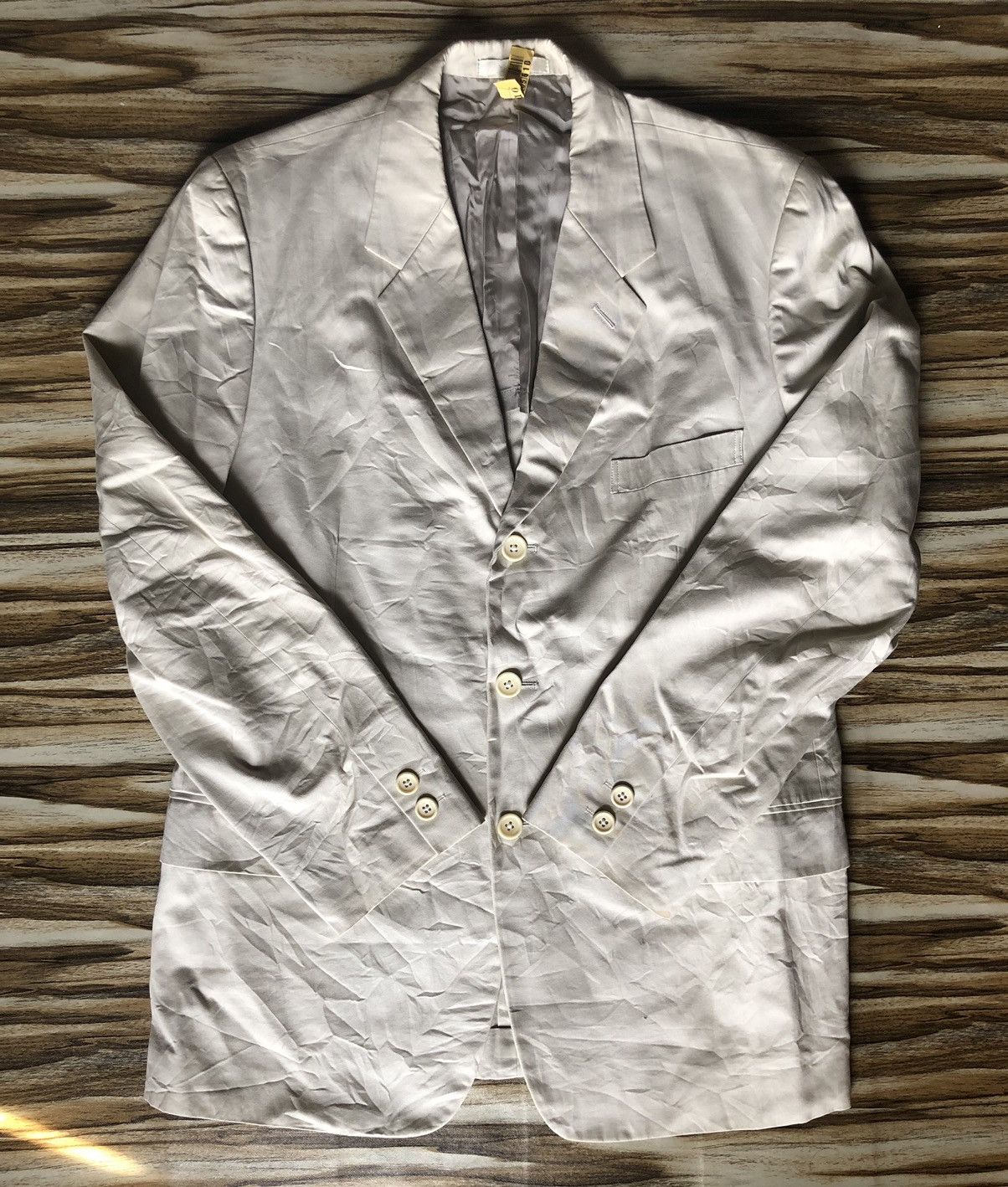 Y's for Men × Yohji Yamamoto Y’s men blazer light grey Size 48R - 2 Thumbnail
