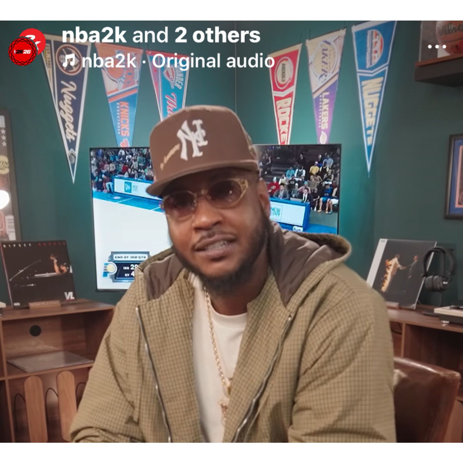 TWNTY-TWO Notorious BIG TWNTY TWO Yankees x Mets brown Snapback & pin Size ONE SIZE - 13 Thumbnail