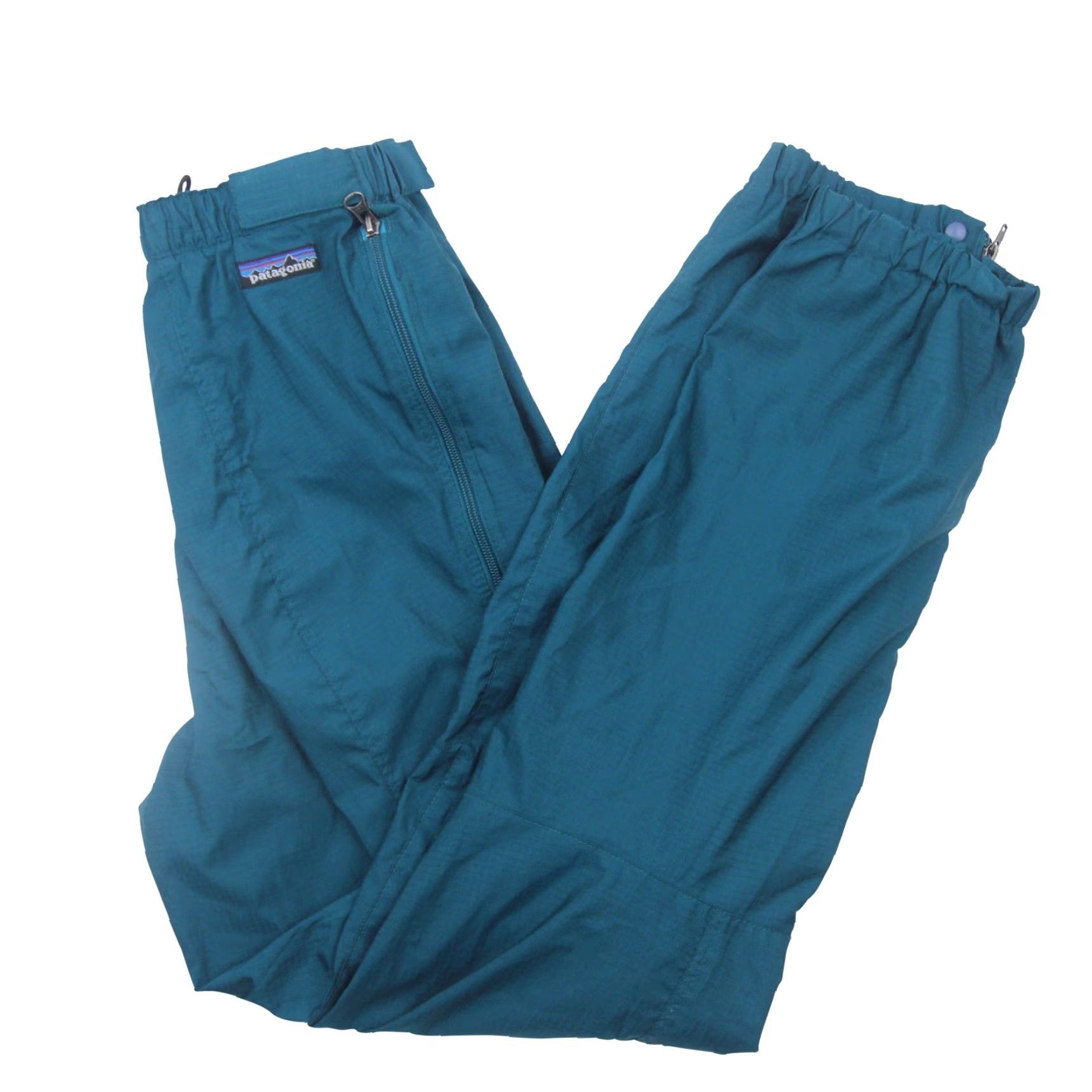 Patagonia VINTAGE Patagonia Mens Full Side Zip Adventure Pants Teal Size US 29 - 3 Thumbnail