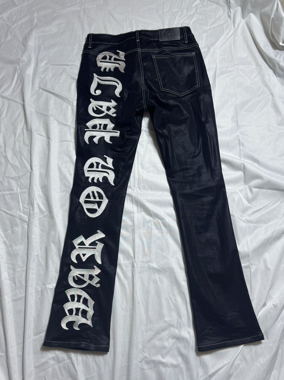 Concrete Mansions “War hotsell on Pain” Denim Pants