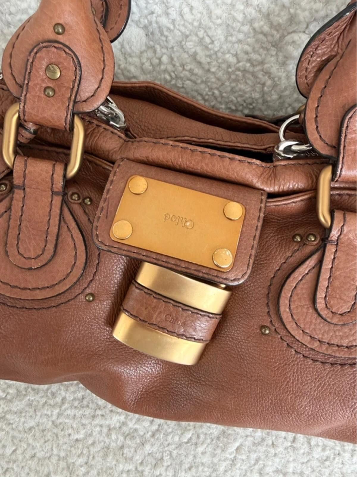 chloma Chloé Paddington Leather Handbag Size ONE SIZE - 9 Thumbnail
