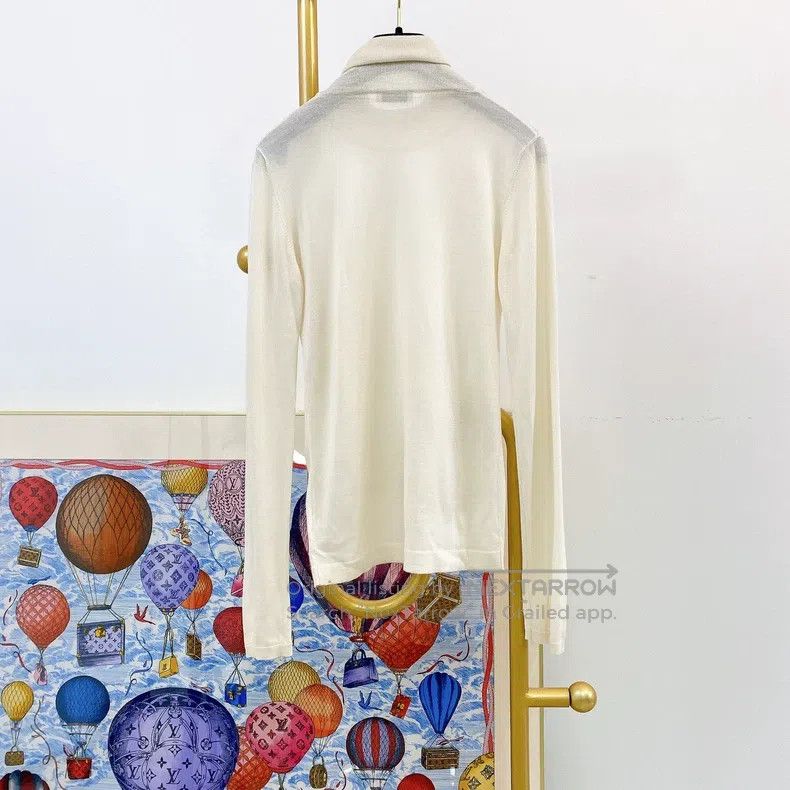 Brunello Cucinelli Brunello Cucinelli White pullover cashmere sweater Size XS / US 0-2 / IT 36-38 - 2 Thumbnail