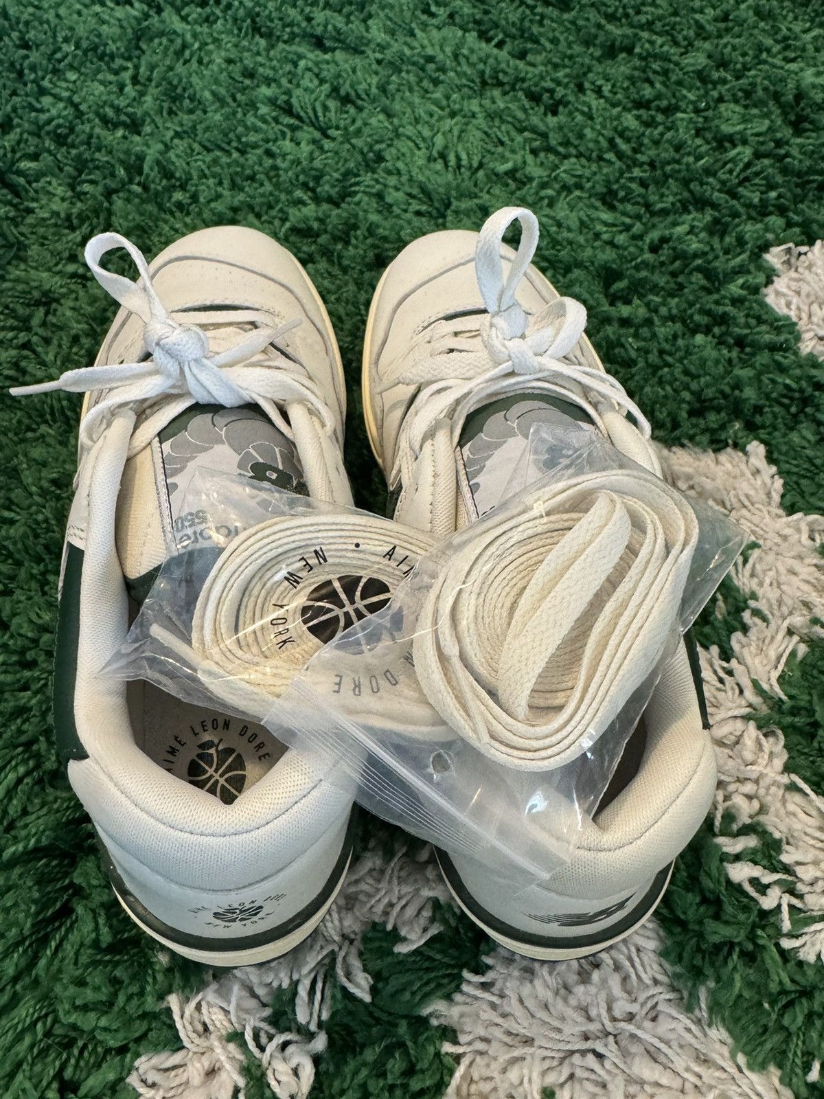 Aime Leon Dore × New Balance New Balance 550 Aime Leon Dore white green Size US 9 / EU 42 - 3 Thumbnail