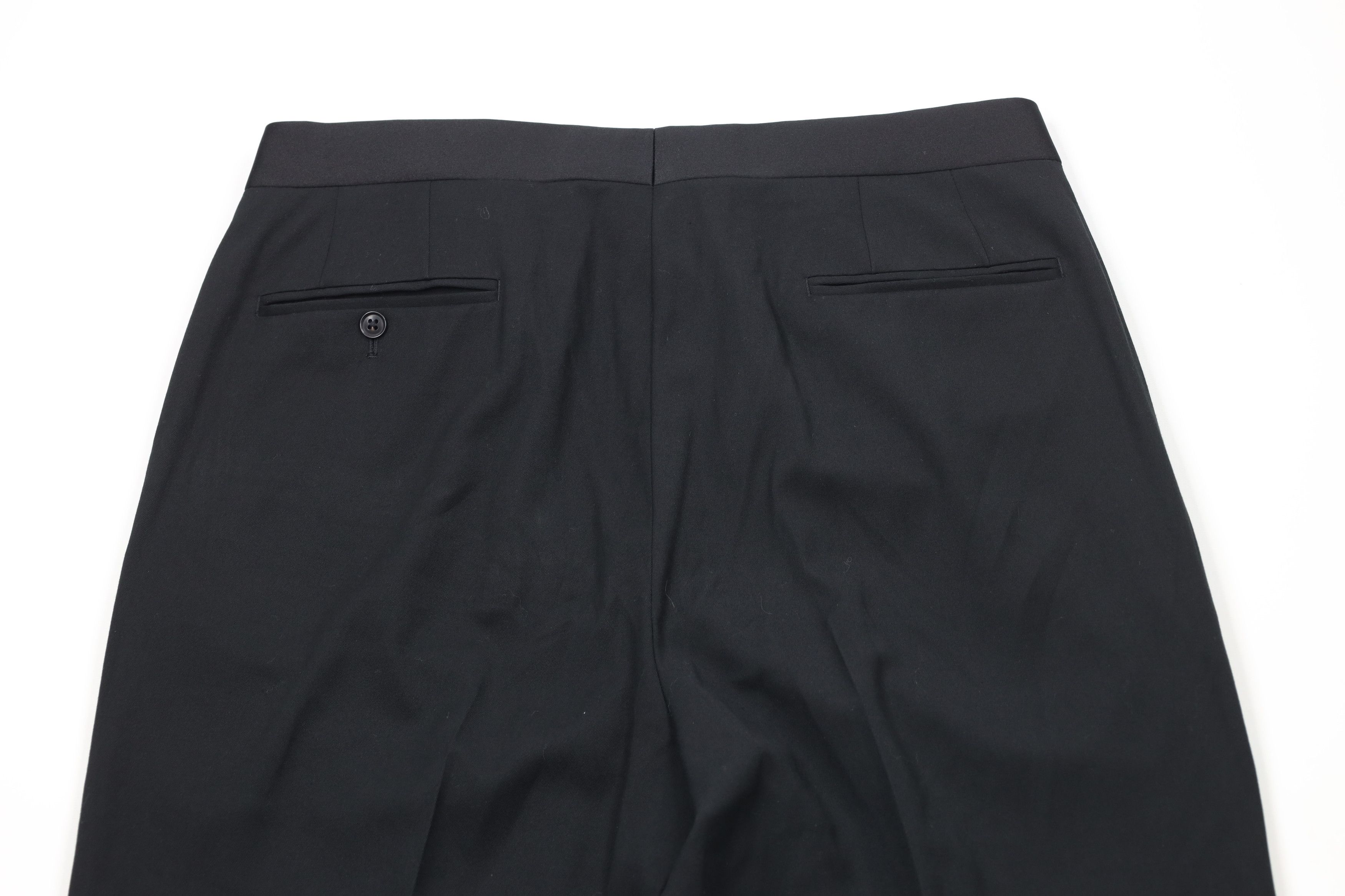 Vintage Vintage Y2K Streetwear Tuxedo Wedding Suit Pants Black Size US 36 / EU 52 - 10 Thumbnail