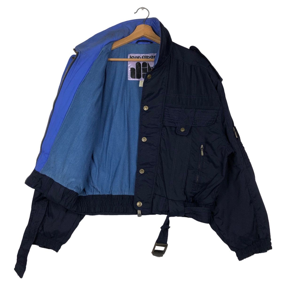 Japanese Brand 🔥Bondage Parachute Cropped Biker Jacket Jean Albert Japan Size US M / EU 48-50 / 2 - 11 Thumbnail