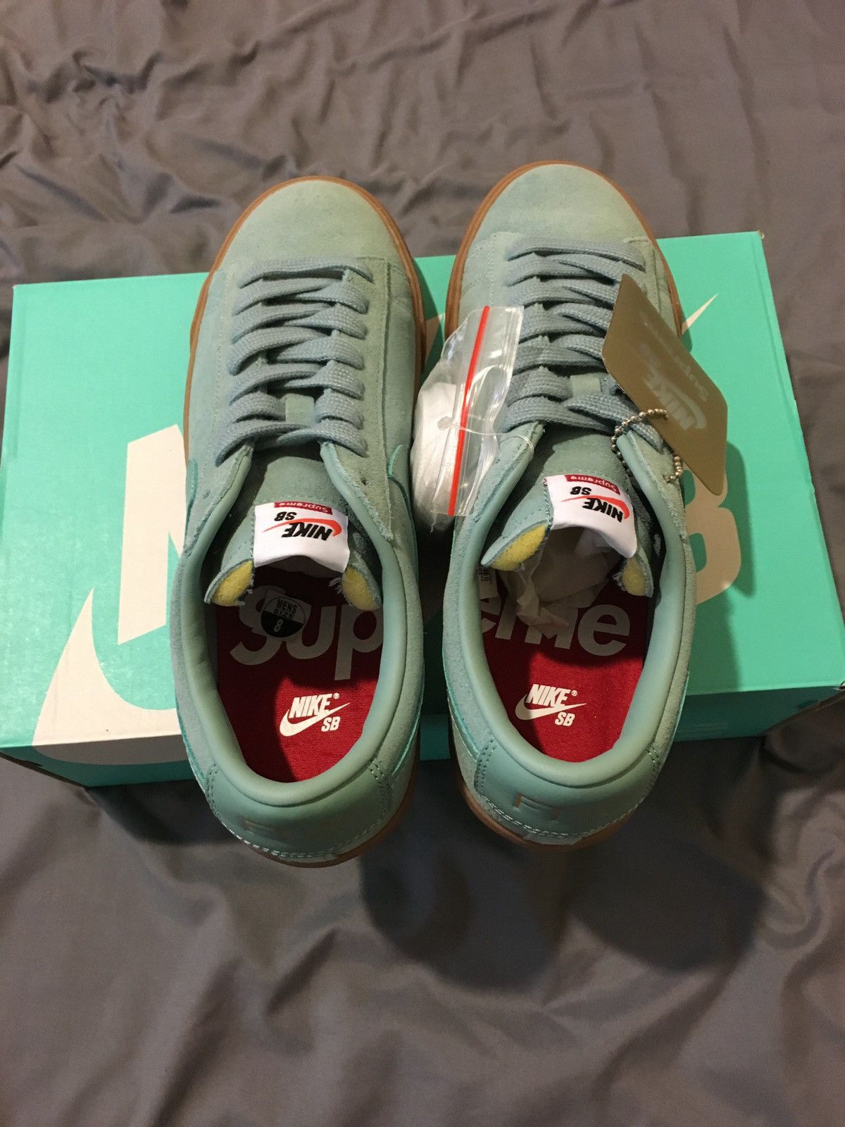 Nike × Supreme Nike Supreme x SB Blazer GT QS Low Cannon Size US 8 / EU 41 - 3 Thumbnail