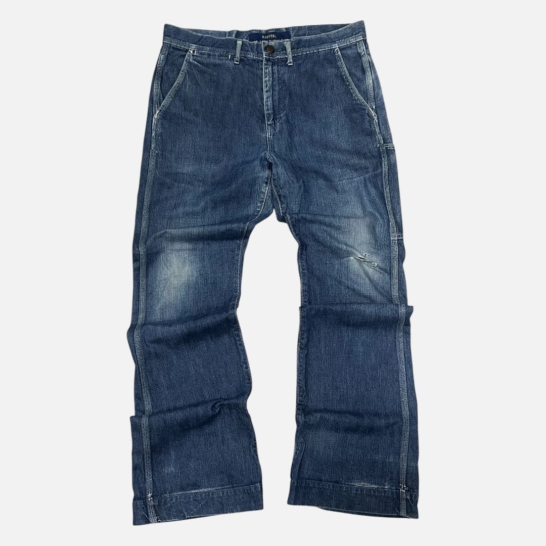 Kapital VINTAGE 90s CAPITAL (by Kapital) Japan Carpenter Denim Size US 34 / EU 50 - 1 Thumbnail