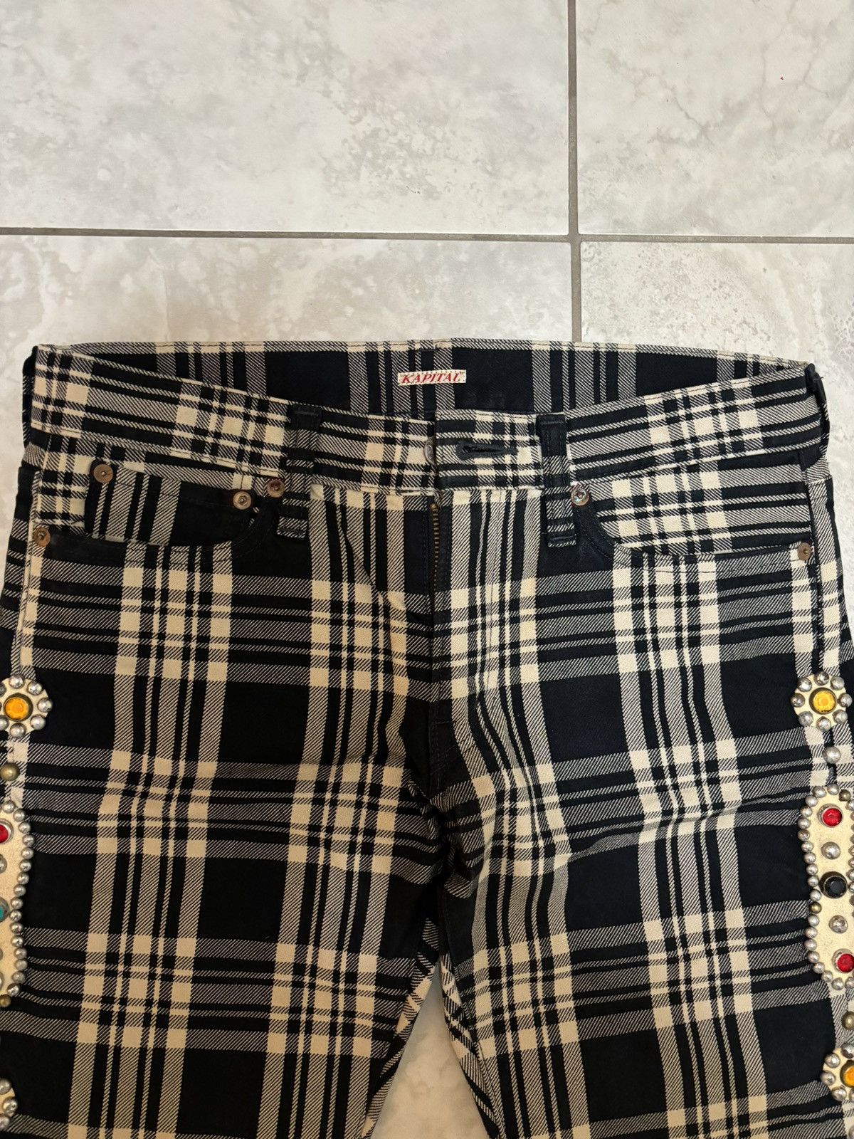 Kapital Rare FW14 1st release Kapital Kountry gemstone studded pants Size US 30 / EU 46 - 5 Thumbnail