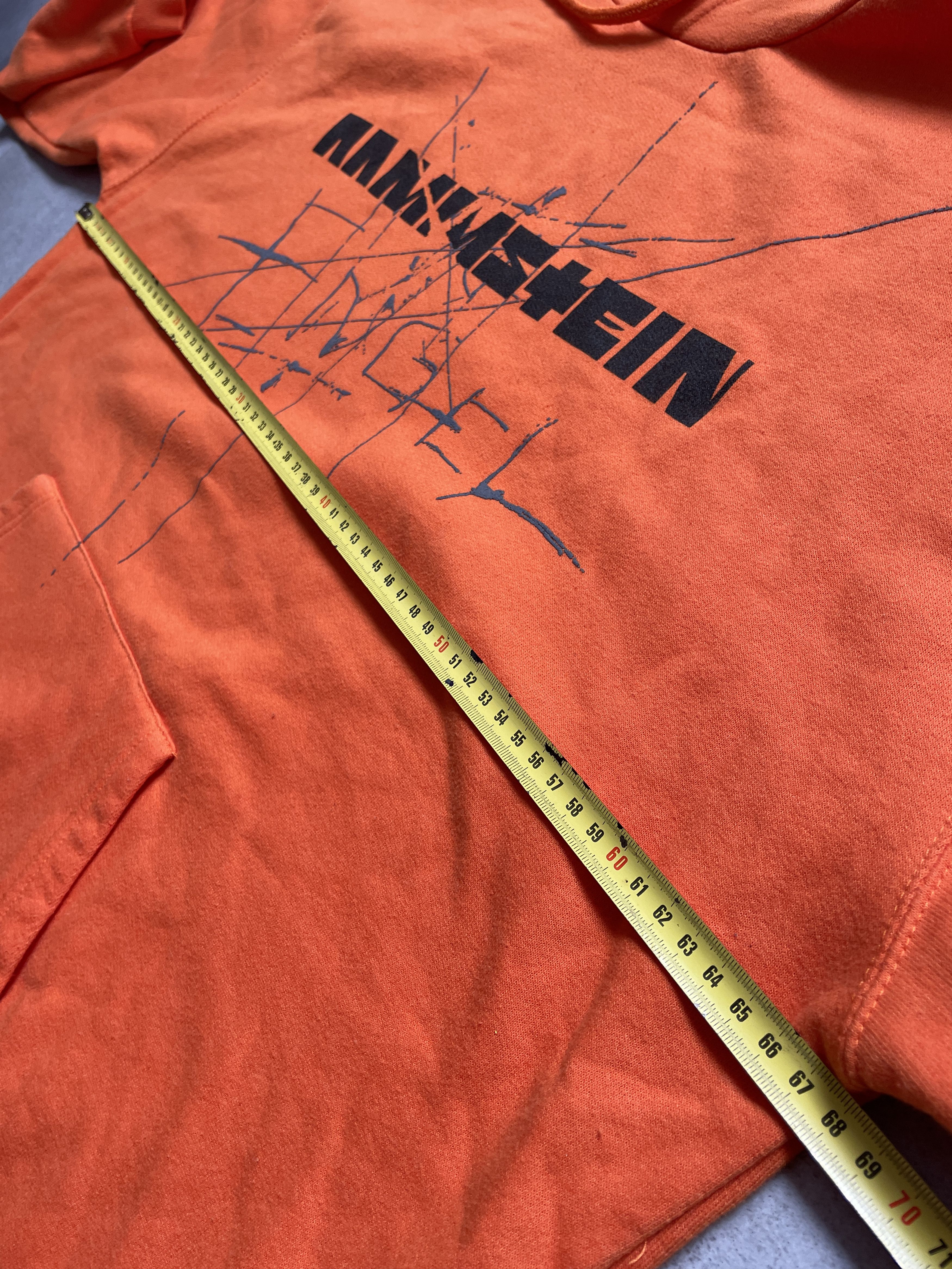 Band Tees RAMMSTEIN ENGEL SEHNSUCHT BOXY VETEMENTS TYPE ORANGE HOODIE Size US XXL / EU 58 / 5 - 10 Thumbnail
