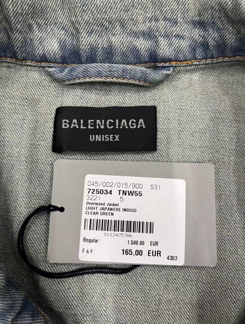 Balenciaga Balenciaga Back Logo monogram printed casual single-breast Size US XXL / EU 58 / 5 - 6 Thumbnail