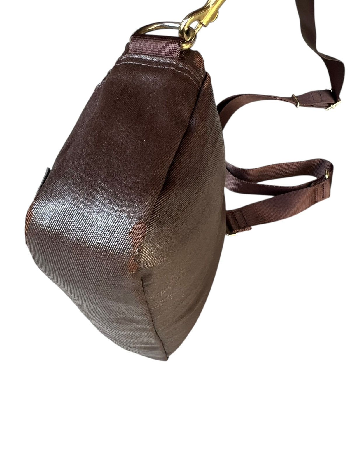 Porter By Yoshida Japan Distressed Coated Waxed Mini Bag