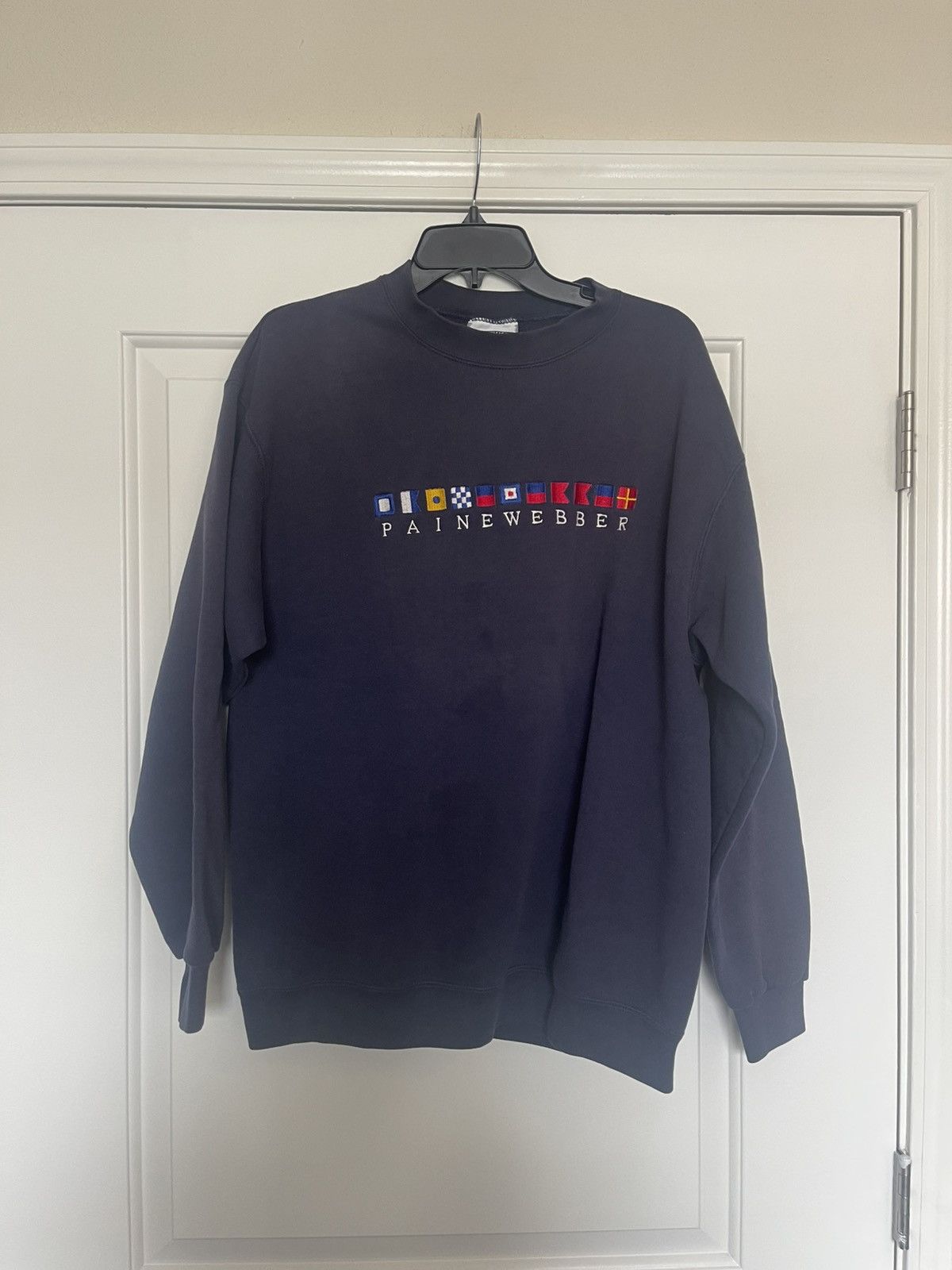 Lee VTG 90s Paine Webber Band Brokerage Sweatshirt Size US L / EU 52-54 / 3 - 1 Thumbnail