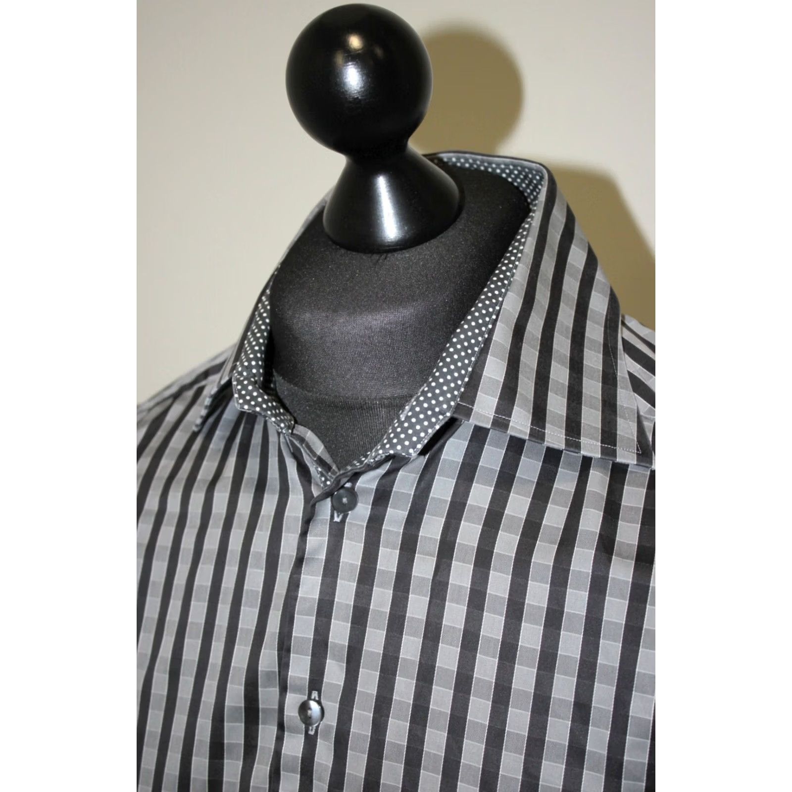 Eton Eton Grey Slim Fit Shirt Mens Size 16 41 Size US L / EU 52-54 / 3 - 2 Thumbnail