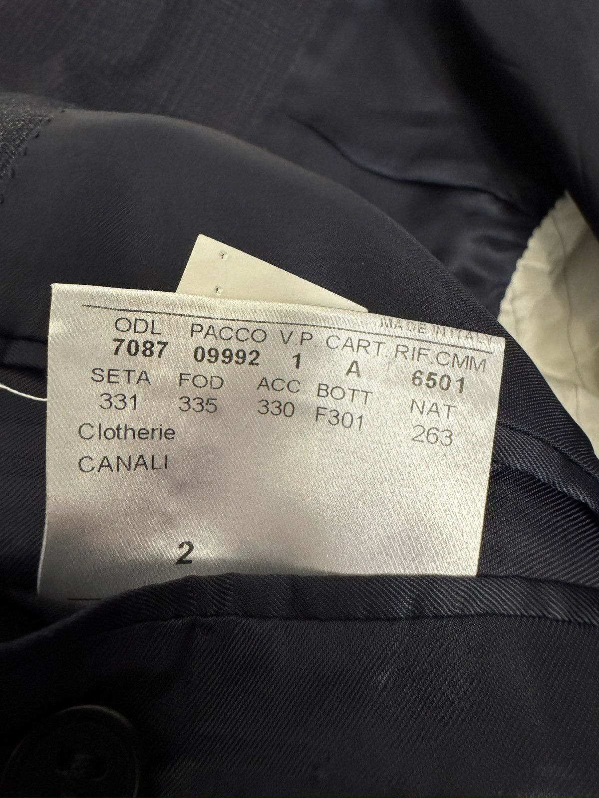 Canali CANALI Made in Italy Wool Subtle Check Jacket 46R $1695 Size 46R - 14 Thumbnail