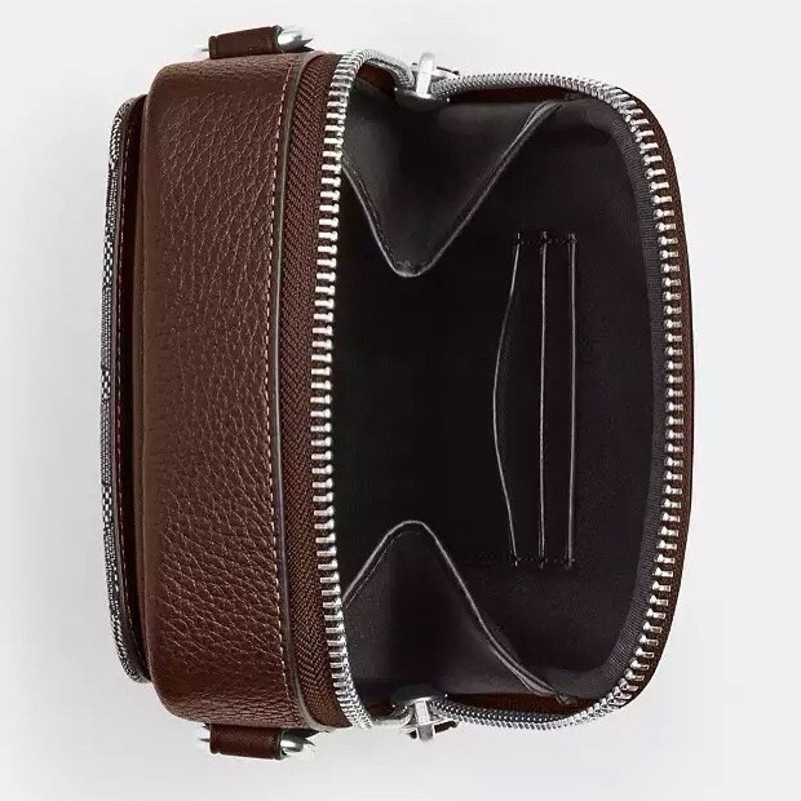 Coach NWT Coach Men's Stanton Crossbody Silver/Oak/Maple CH097 Size ONE SIZE - 9 Thumbnail