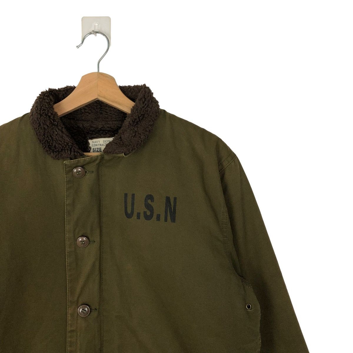 Buzz Rickson's 🔥RARE VINTAGE U.S.NAVY N-1 DECK JACKET BUZZ RICKSON’s TOYO Size US L / EU 52-54 / 3 - 9 Thumbnail
