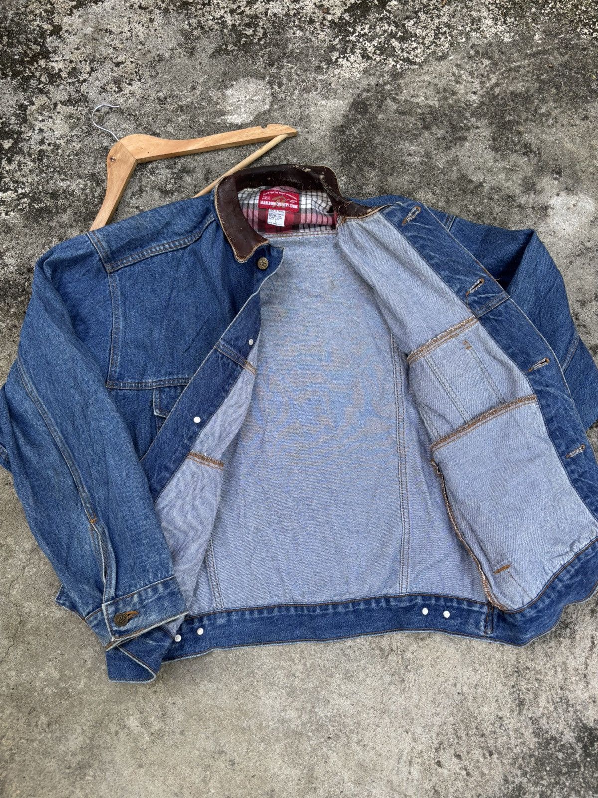 Marlboro Marlboro Denim Jacket Size US L / EU 52-54 / 3 - 9 Thumbnail