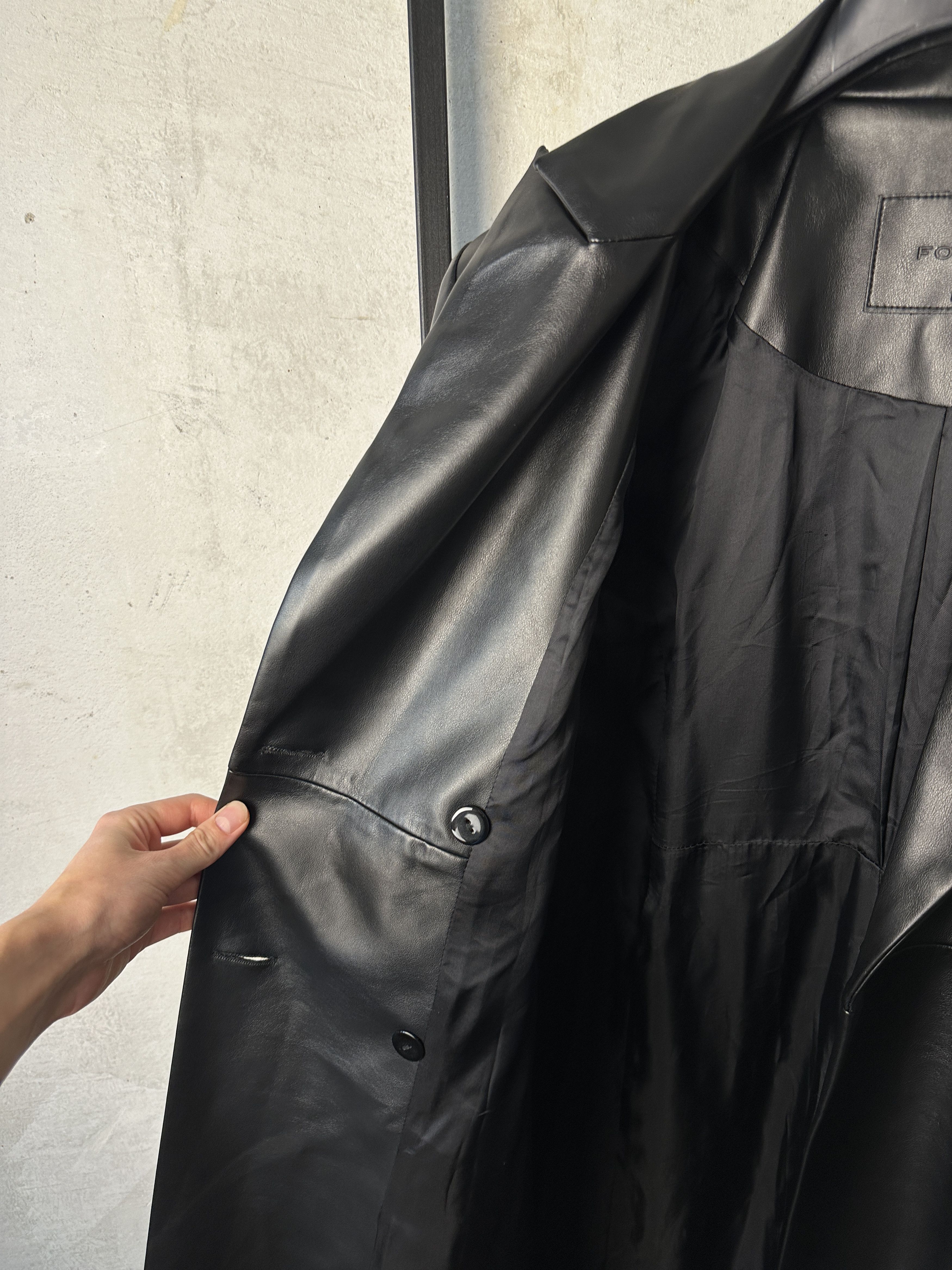 Other Vegan Leather Long Coat Size S / US 4 / IT 40 - 12 Thumbnail