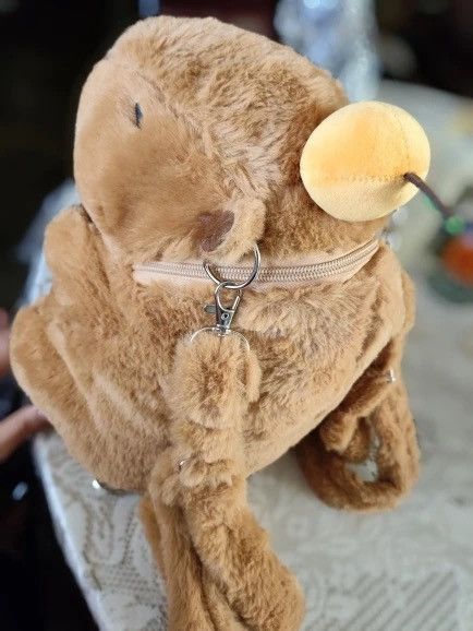Japanese Brand Capybara Plush Backpack Size ONE SIZE - 9 Thumbnail