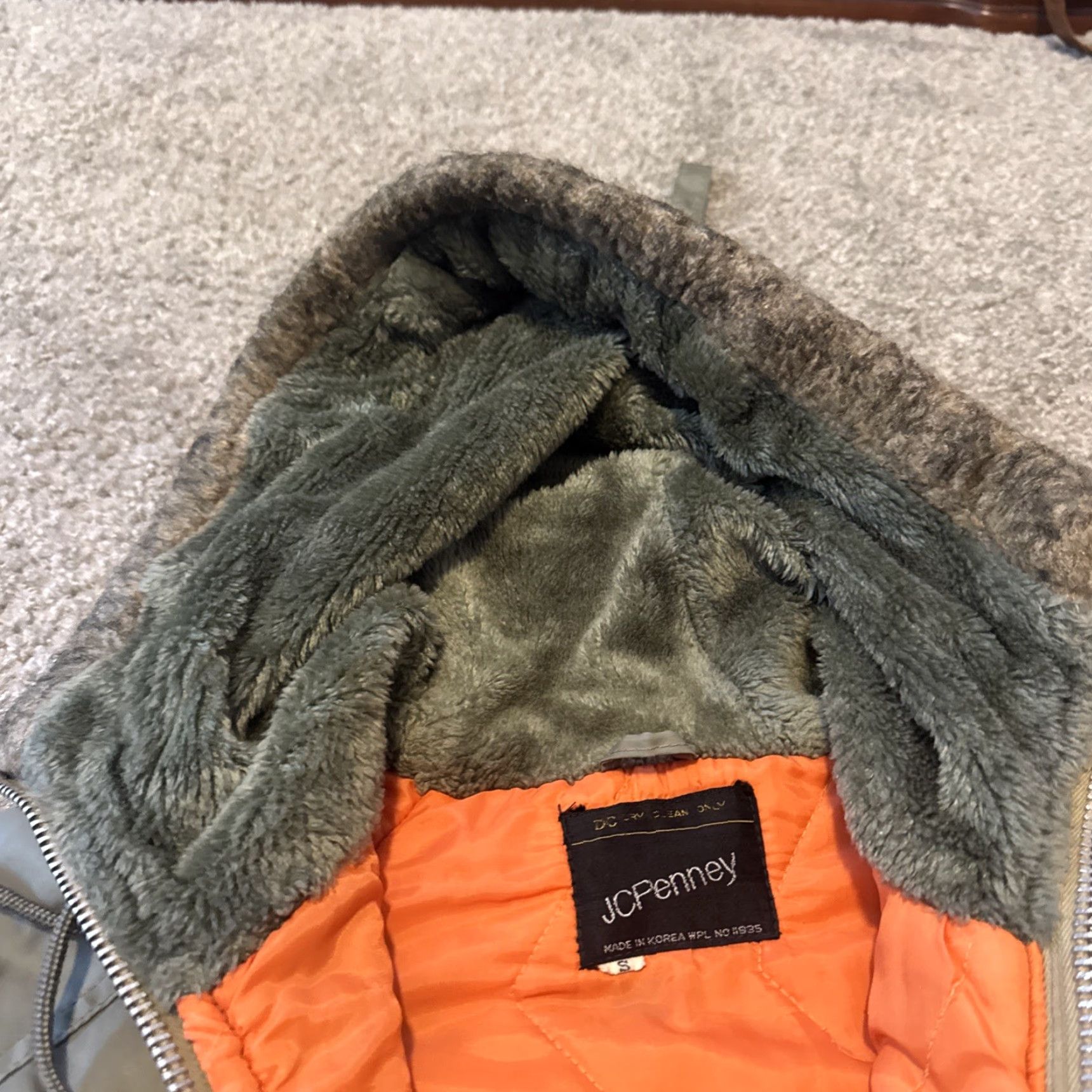 JCPenney VINTAGE JCPenney Parka Jacket Army Green Insulated Full Zip Nylon Adult S Mens Size US S / EU 44-46 / 1 - 3 Thumbnail