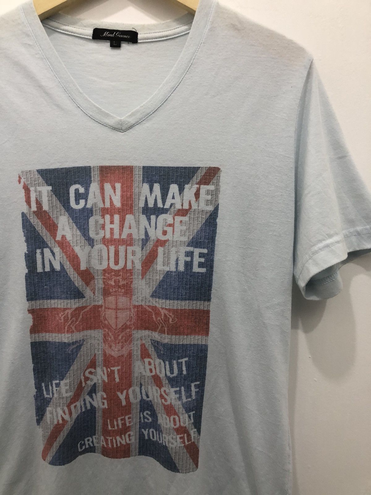 Beauty Beast IT CAN MAKE A CHANGE IN YOUR LIFE ENGLAND FLAG Size US L / EU 52-54 / 3 - 2 Thumbnail