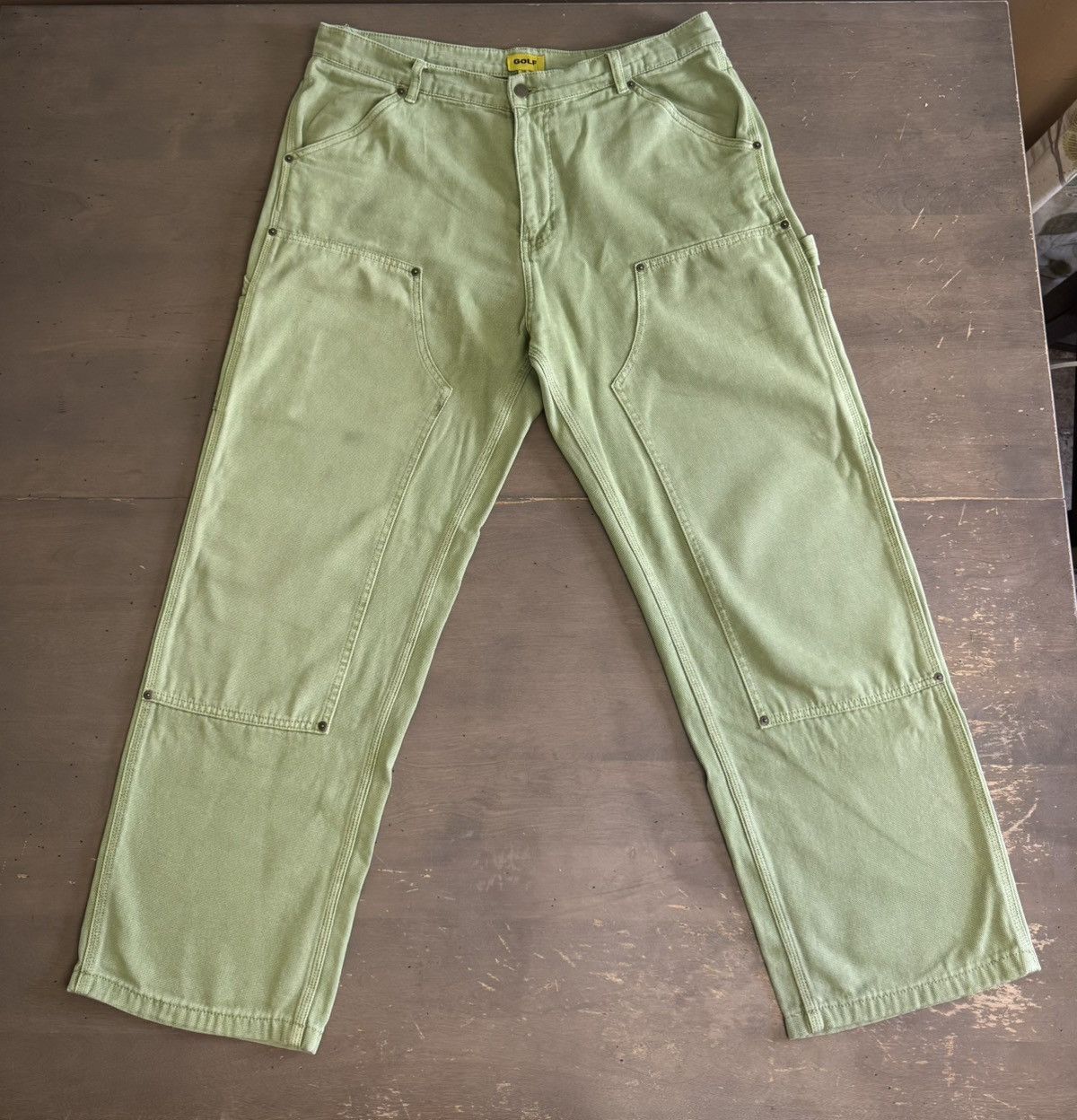 Golf Wang Golf Wang Green “Pale Spearmint” Work Pants Size US 36 / EU 52 - 1 Thumbnail