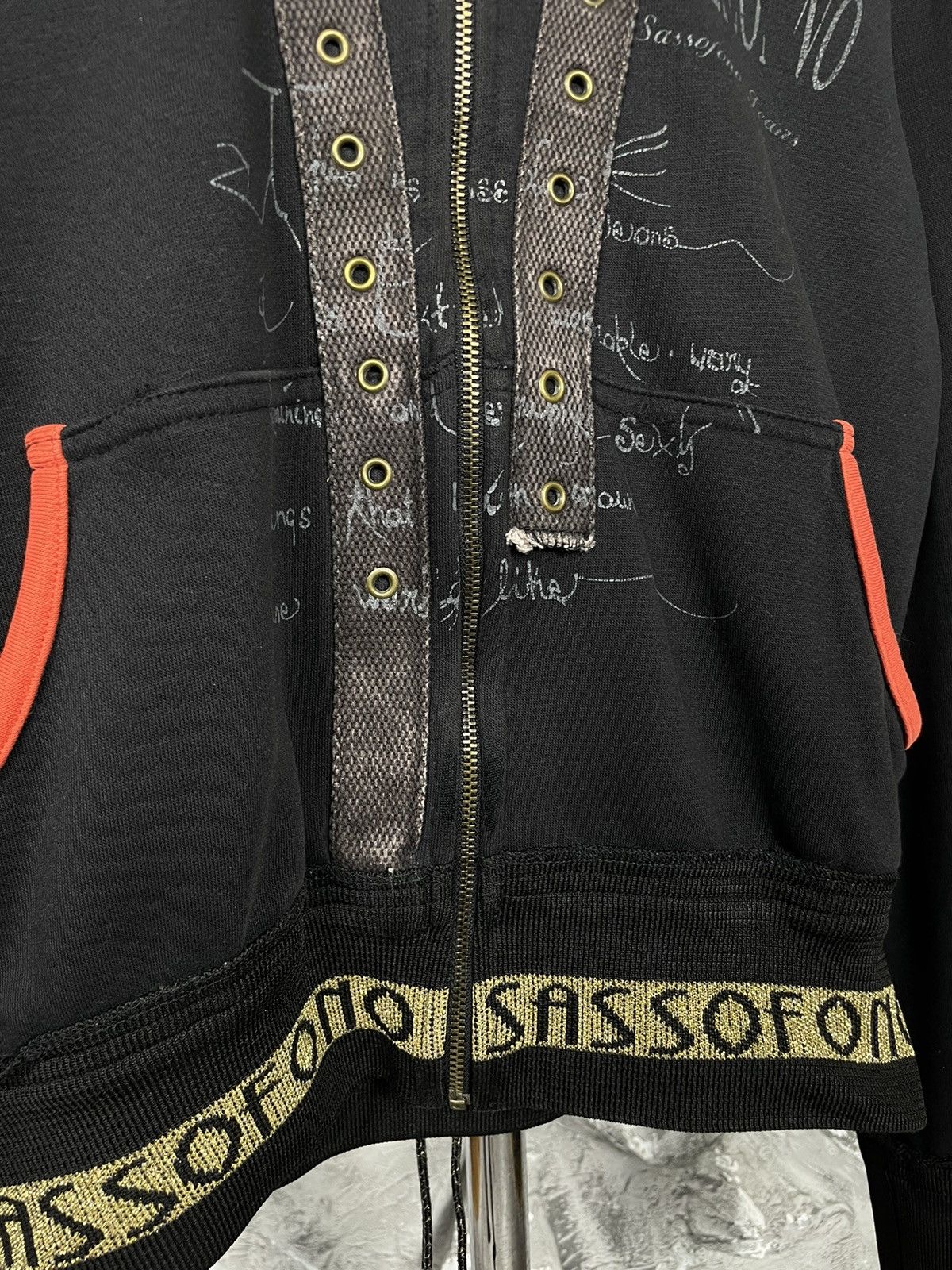 Hysteric Glamour × Japanese Brand 2000s Vintage Punk Y2K Bandage Hoodie Ed Hardy Style Size US S / EU 44-46 / 1 - 7 Thumbnail