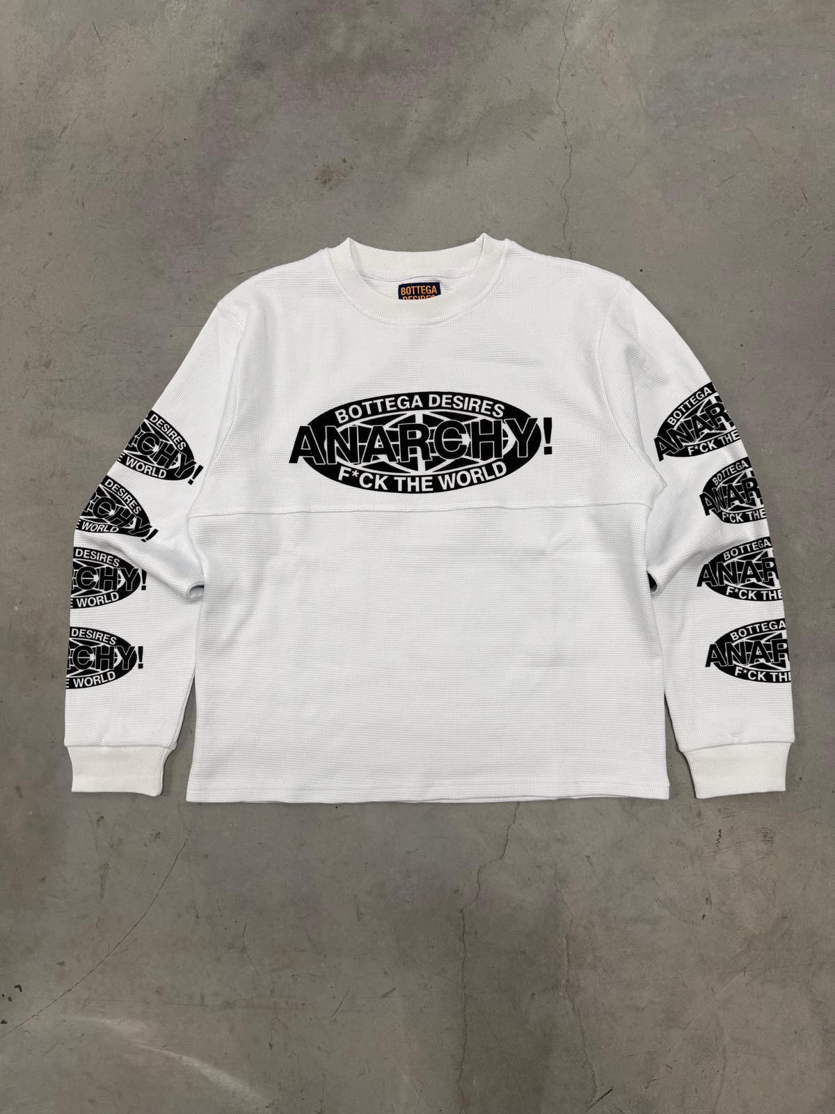 Bottega Desires White Anarchy Long Sleeve Thermal Small