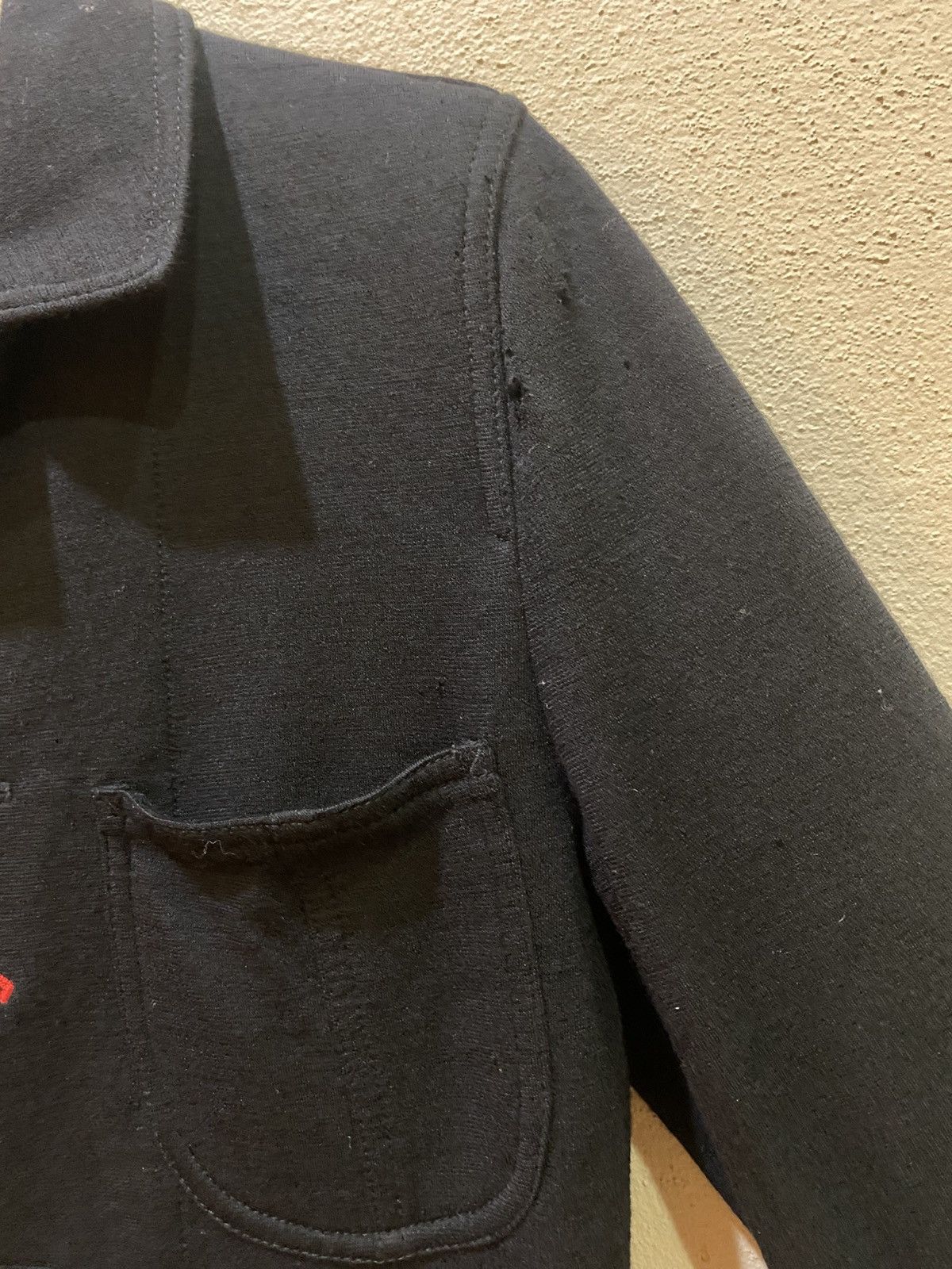 Comme des Garcons Homme Comme des Garcons Homme Distresse Jacket Size US XS / EU 42 / 0 - 14 Thumbnail