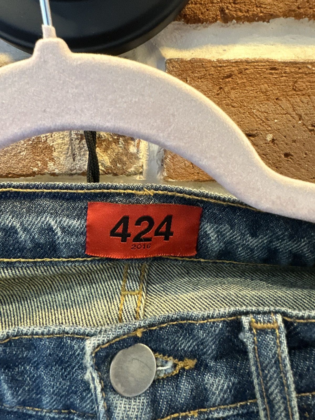 424 424 Distressed jeans blue Size US 28 / EU 44 - 3 Thumbnail