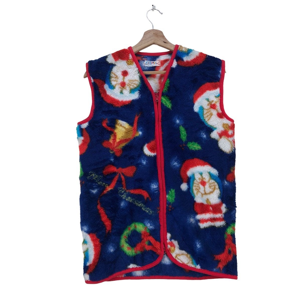 Anime Vintage Doreamon Fleece Vest Jacket Size US S / EU 44-46 / 1 - 1 Thumbnail