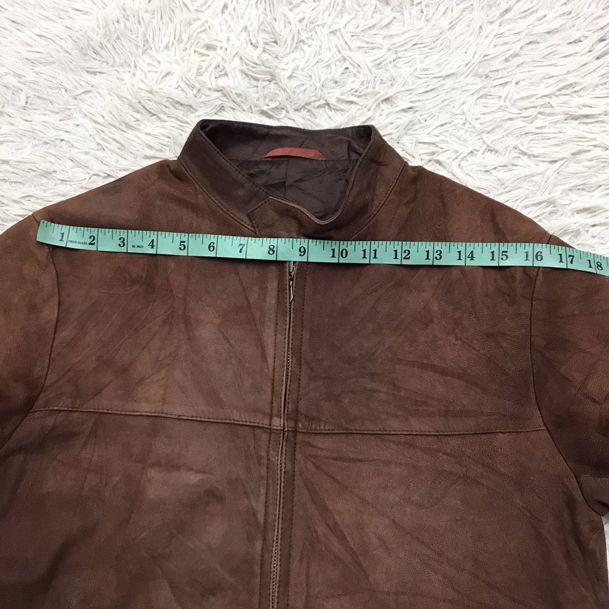 Yohji Yamamoto VINTAGE YOHJI YAMAMOTO D’URBAN A.A.R. BROWN LEATHER JACKET Size US S / EU 44-46 / 1 - 23 Thumbnail