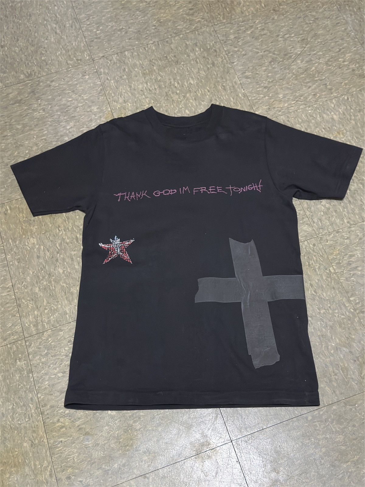 Band Tees × Travis Scott Travis Scott Thank God I’m Free Tonight Shirt MetLife Shirt Size US S / EU 44-46 / 1 - 2 Thumbnail