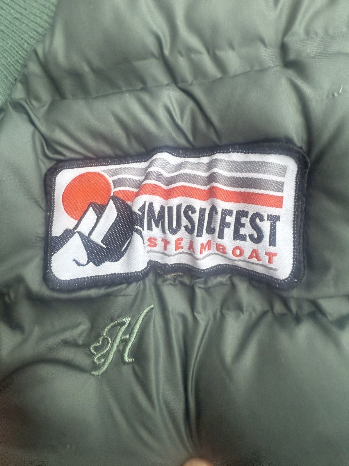 Other Hooey Track Jacket Full Zip Quilted Puffer Bomber Musicfest Size L / US 10 / IT 46 - 11 Thumbnail