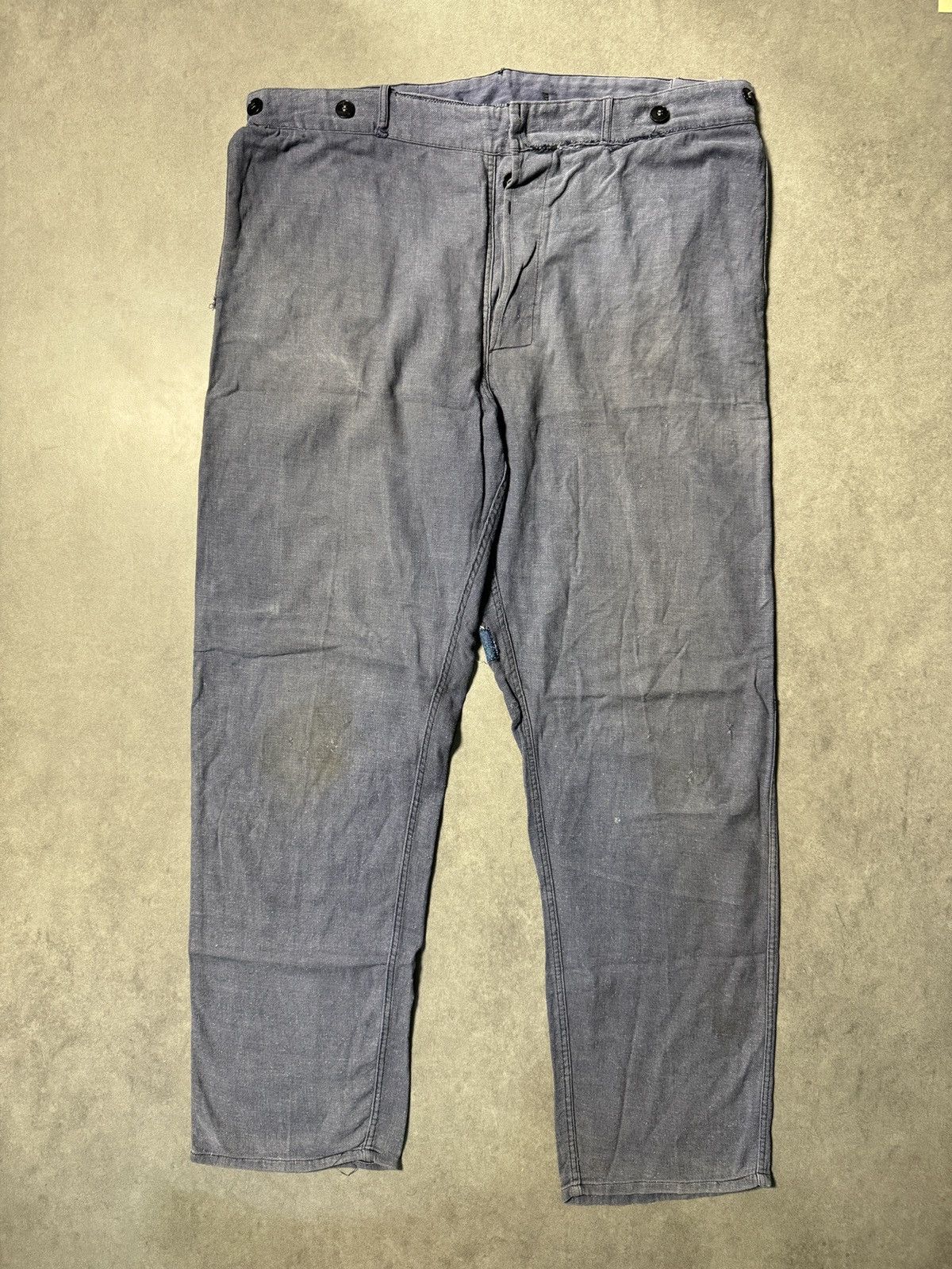 Vintage Vintage 50s-60s French Army Pants Size US 36 / EU 52 - 1 Thumbnail