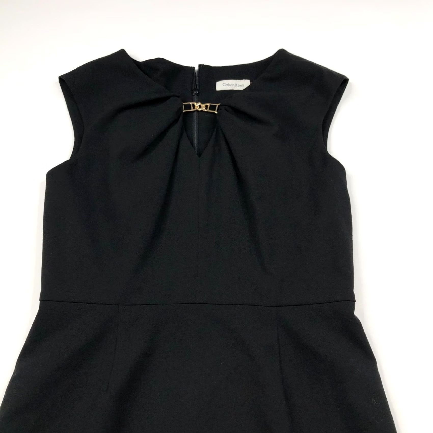 Calvin Klein Calvin Klein Dress 6 Sheath Cocktail Polyester Mini Above Knee Black PLS READ Size M / US 6-8 / IT 42-44 - 6 Thumbnail