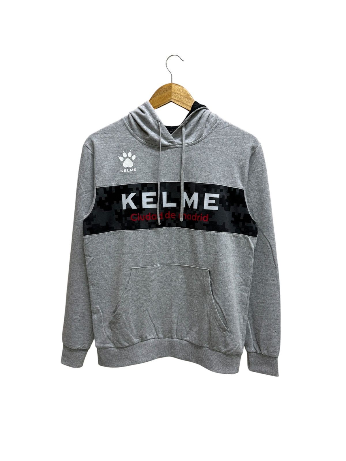 Japanese Brand Kelme Biglogo Pullover Sweater Hoodie Size US S / EU 44-46 / 1 - 1 Thumbnail