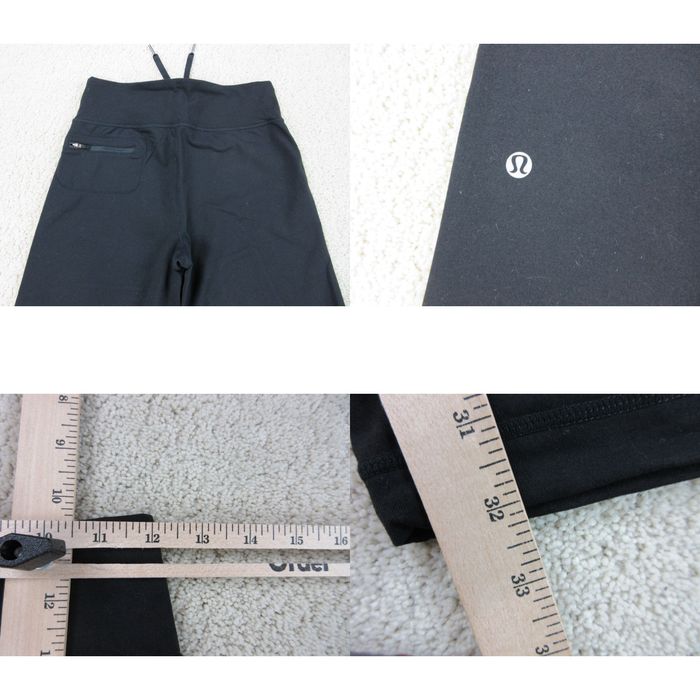 Lululemon Lululemon Pants Women 10 Black Outdoors Pockets Sweat Pants  Casual Ladies